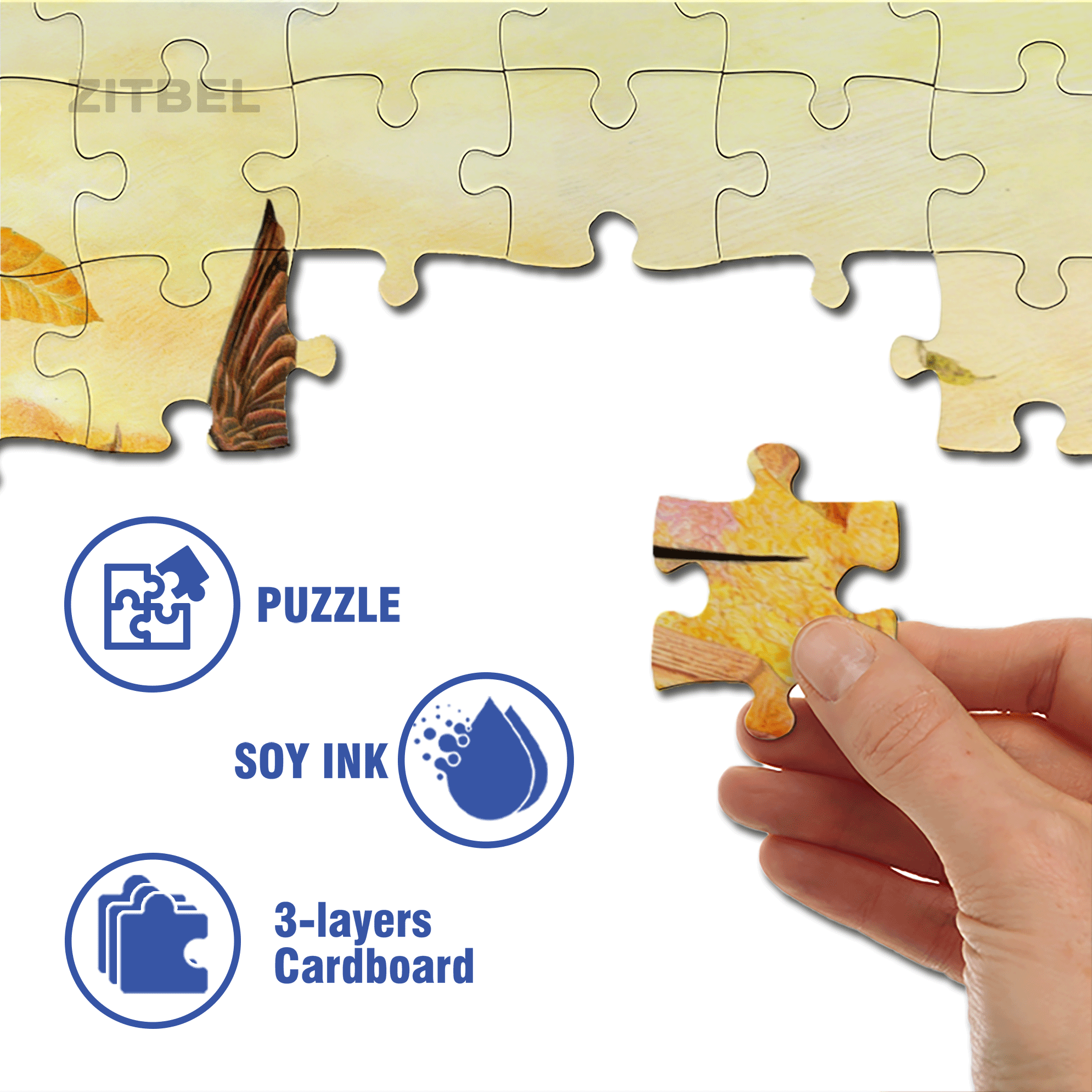 Go Home For The Spring Festival 500pcs/1000pcs Jigsaw Puzzle, Scratch-Resistant, Interactive Family Game & Brain-Boosting DIY Decor, Perfect for Halloween, Christmas & New Year Gifts, Family Puzzle Game