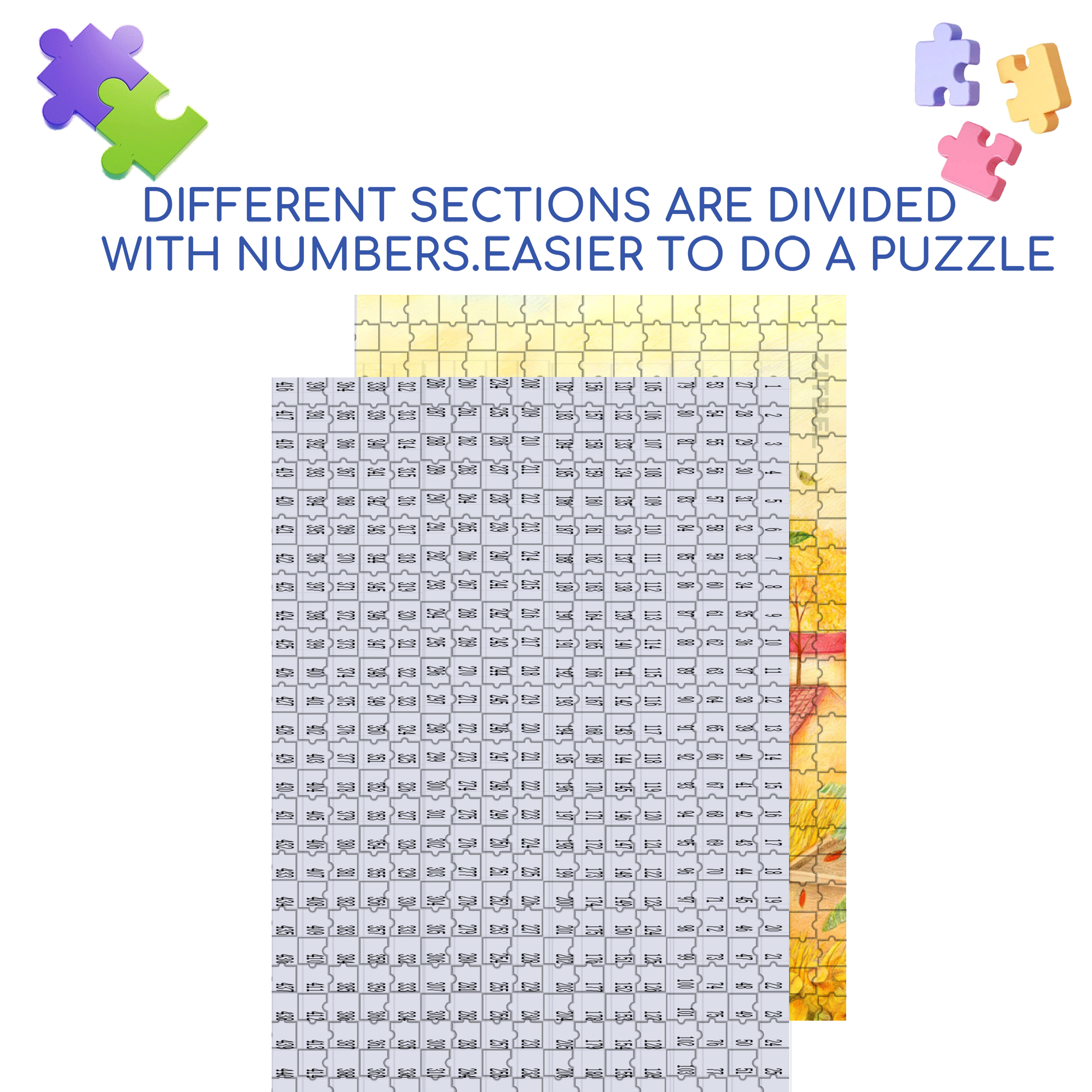 Go Home For The Spring Festival 500pcs/1000pcs Jigsaw Puzzle, Scratch-Resistant, Interactive Family Game & Brain-Boosting DIY Decor, Perfect for Halloween, Christmas & New Year Gifts, Family Puzzle Game