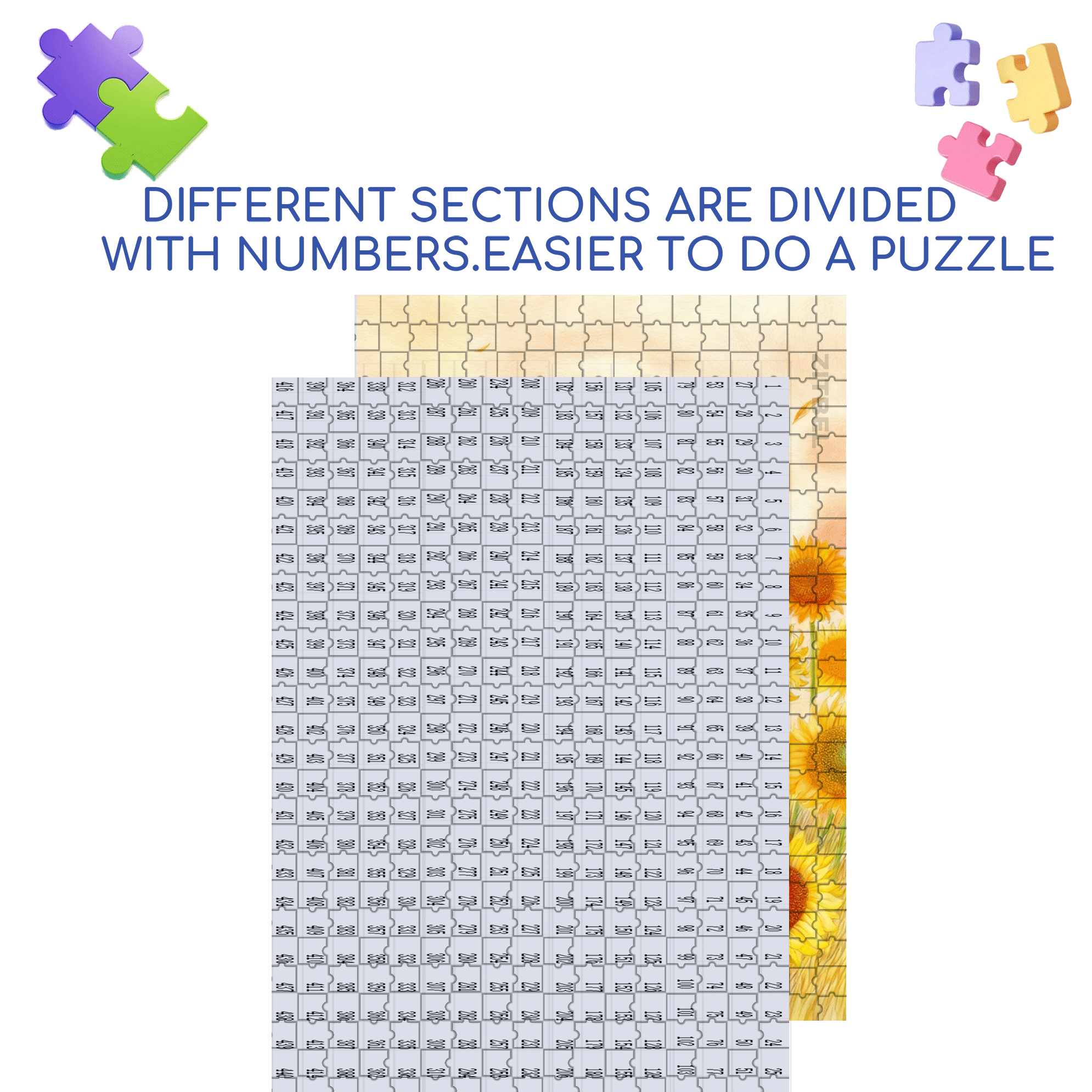 Golden Dream 500pcs/1000pcs Jigsaw Puzzle, Scratch-Resistant, Interactive Family Game & Brain-Boosting DIY Decor, Perfect for Halloween, Christmas & New Year Gifts, Family Puzzle Game