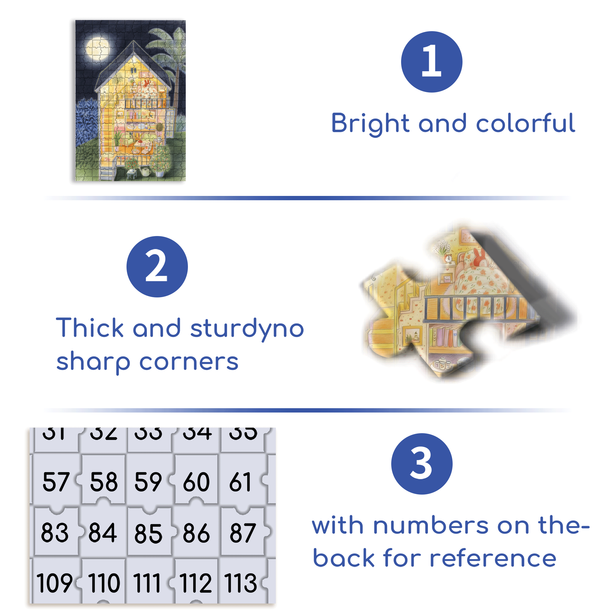 Good night, My Family 500pcs/1000pcs Jigsaw Puzzle, Scratch-Resistant, Interactive Family Game & Brain-Boosting DIY Decor, Perfect for Halloween, Christmas & New Year Gifts, Family Puzzle Game