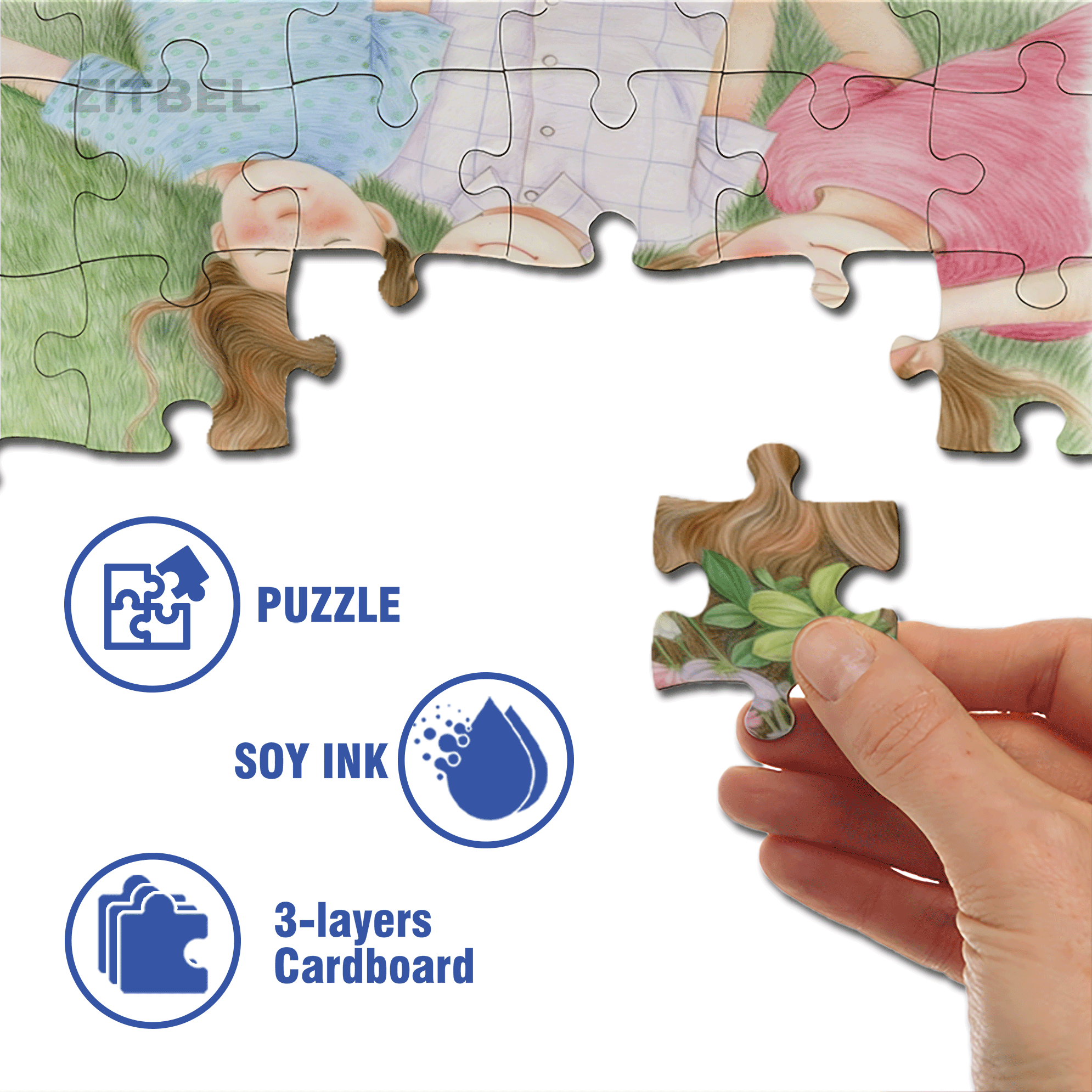 Good Sisters 500pcs/1000pcs Jigsaw Puzzle, Scratch-Resistant, Interactive Family Game & Brain-Boosting DIY Decor, Perfect for Halloween, Christmas & New Year Gifts, Family Puzzle Game
