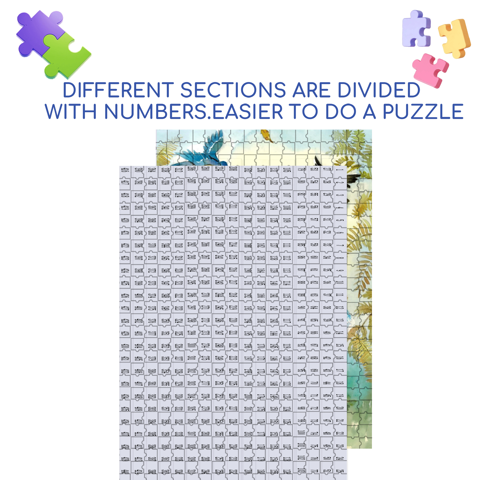 Goodwill Ambassador 500pcs/1000pcs Jigsaw Puzzle, Scratch-Resistant, Interactive Family Game & Brain-Boosting DIY Decor, Perfect for Halloween, Christmas & New Year Gifts, Family Puzzle Game