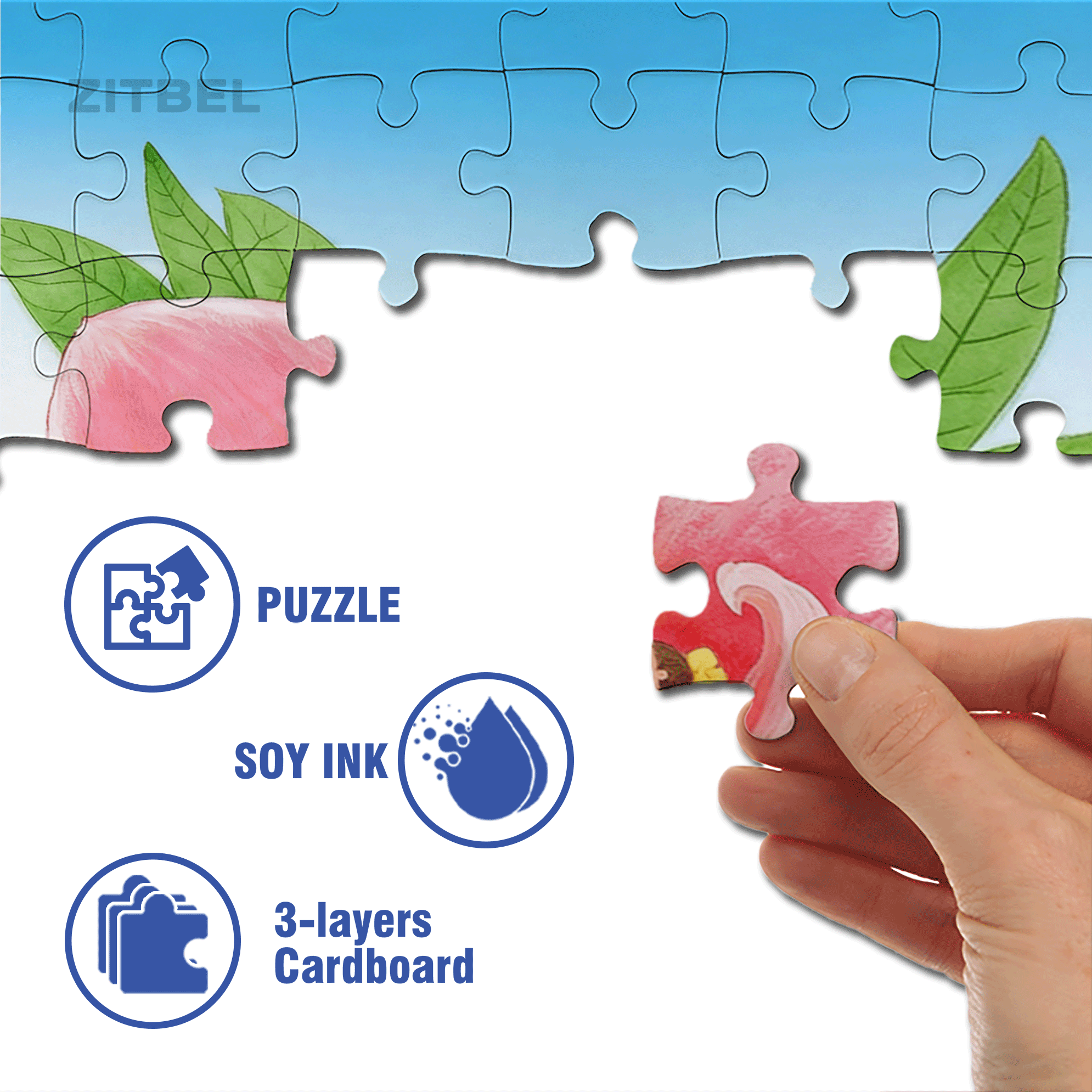 Huarui Ballet 500pcs/1000pcs Jigsaw Puzzle, Scratch-Resistant, Interactive Family Game & Brain-Boosting DIY Decor, Perfect for Halloween, Christmas & New Year Gifts, Family Puzzle Game