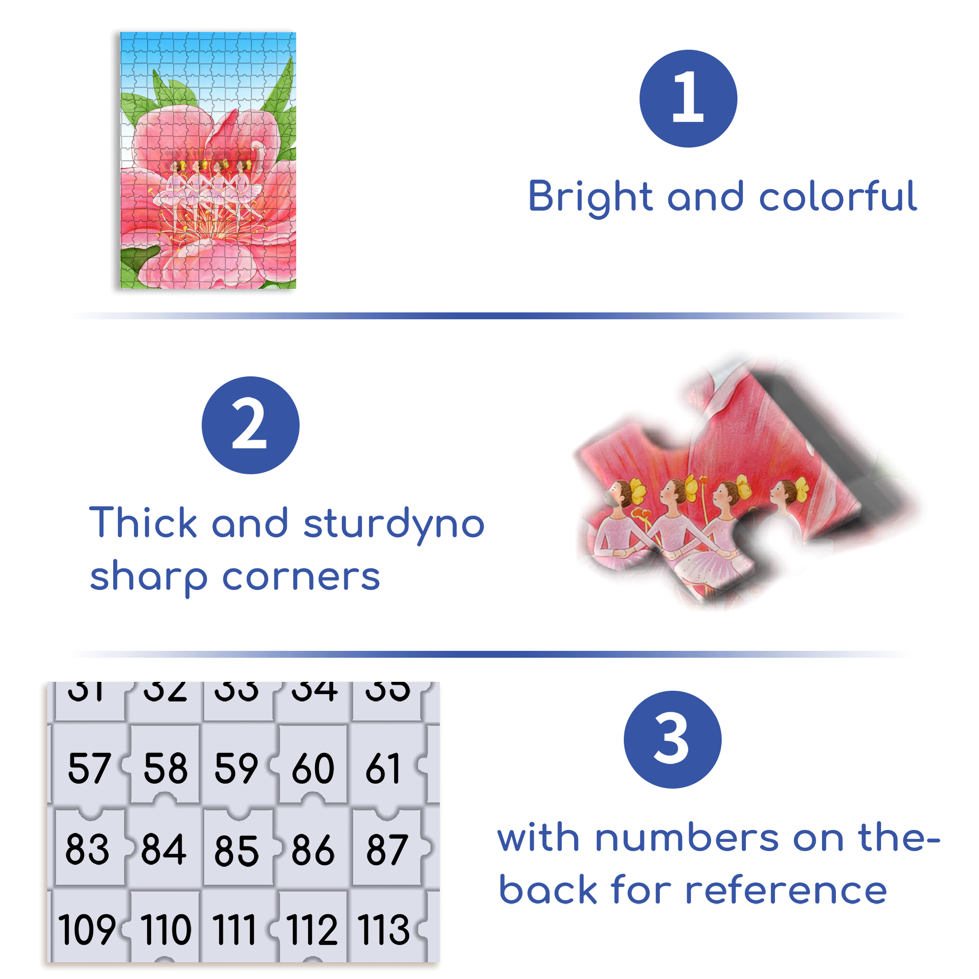 Huarui Ballet 500pcs/1000pcs Jigsaw Puzzle, Scratch-Resistant, Interactive Family Game & Brain-Boosting DIY Decor, Perfect for Halloween, Christmas & New Year Gifts, Family Puzzle Game
