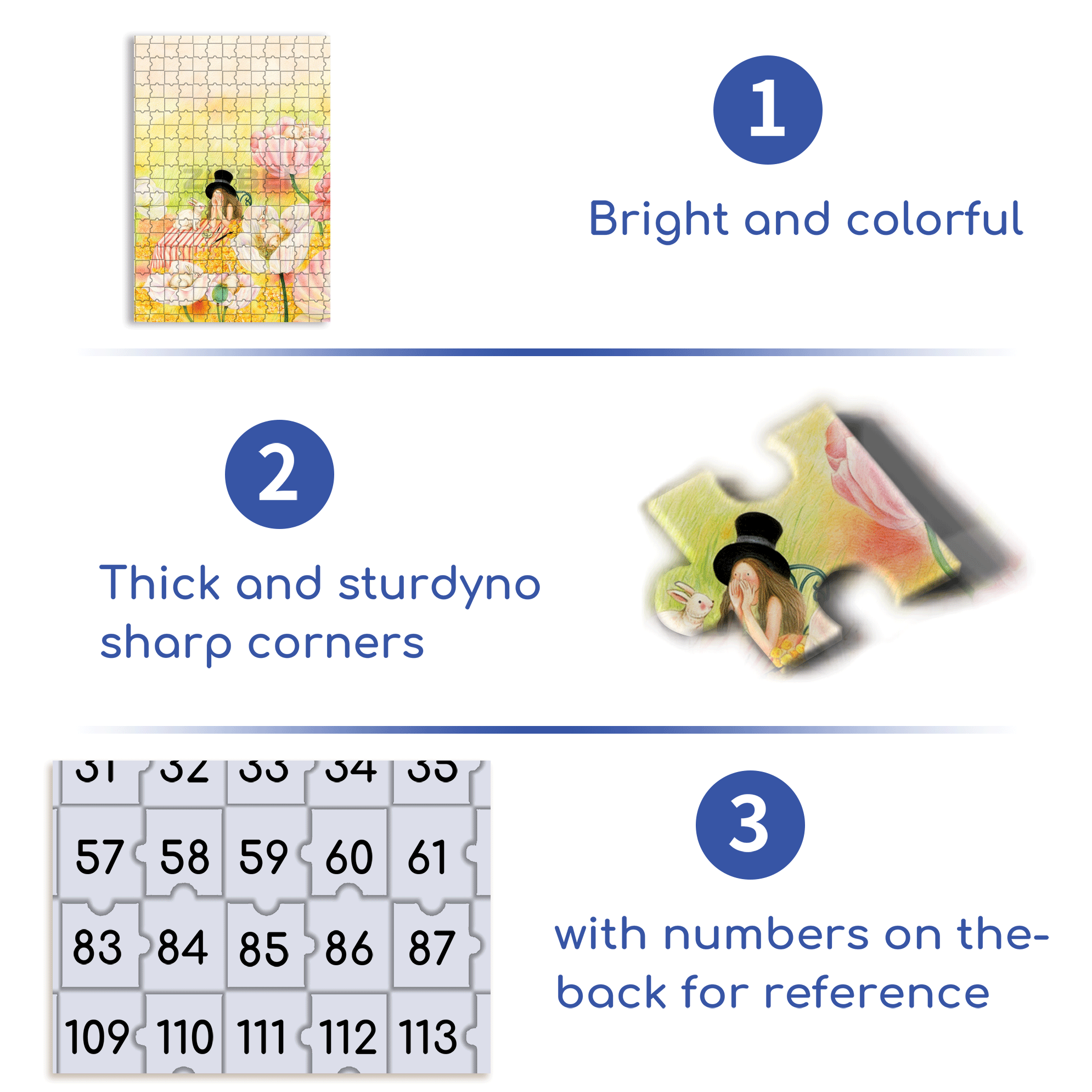 Magician and Rabbit 500pcs/1000pcs Jigsaw Puzzle, Scratch-Resistant, Interactive Family Game & Brain-Boosting DIY Decor, Perfect for Halloween, Christmas & New Year Gifts, Family Puzzle Game