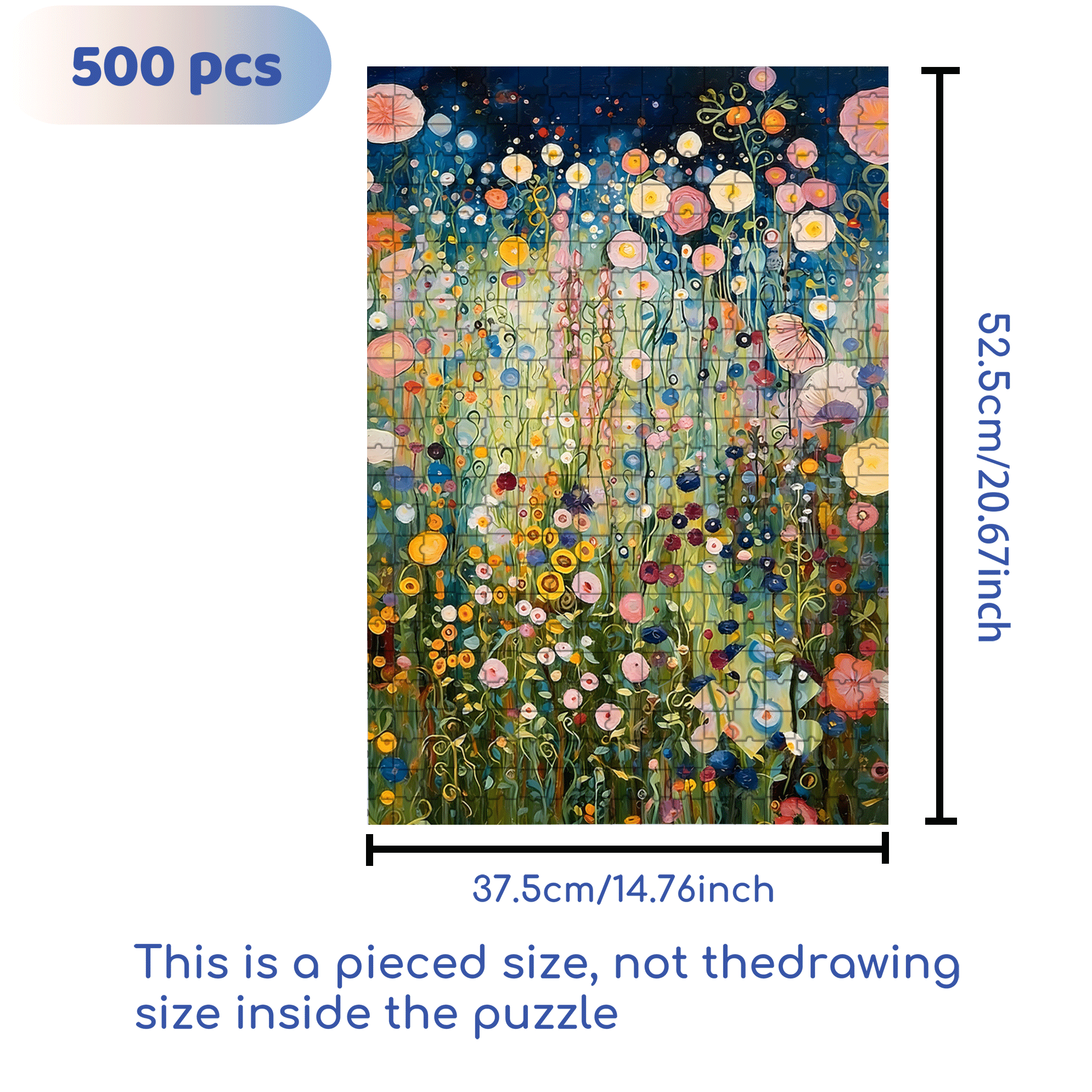 Midsummer Night 500pcs/1000pcs Jigsaw Puzzle, Scratch-Resistant, Interactive Family Game & Brain-Boosting DIY Decor, Perfect for Halloween, Christmas & New Year Gifts, Family Puzzle Game