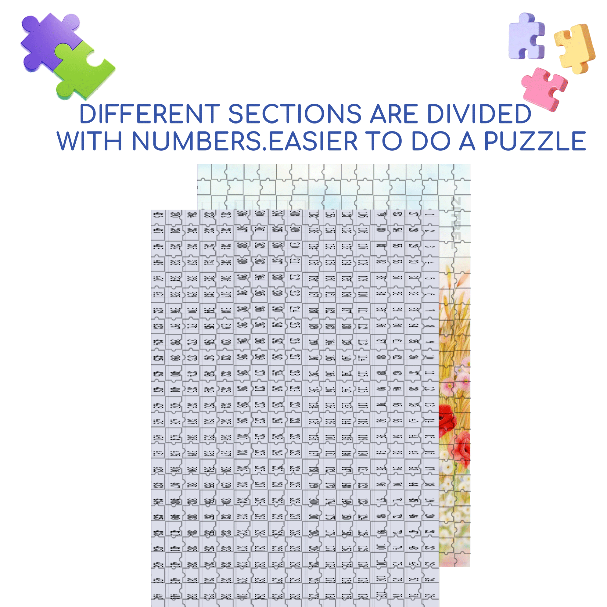 Miss Butterfly 500pcs/1000pcs Jigsaw Puzzle, Scratch-Resistant, Interactive Family Game & Brain-Boosting DIY Decor, Perfect for Halloween, Christmas & New Year Gifts, Family Puzzle Game
