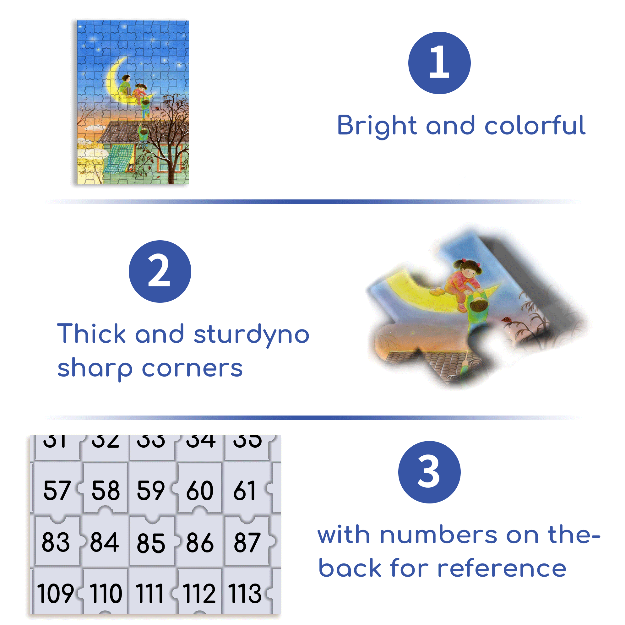 Naughty Child 500pcs/1000pcs Jigsaw Puzzle, Scratch-Resistant, Interactive Family Game & Brain-Boosting DIY Decor, Perfect for Halloween, Christmas & New Year Gifts, Family Puzzle Game