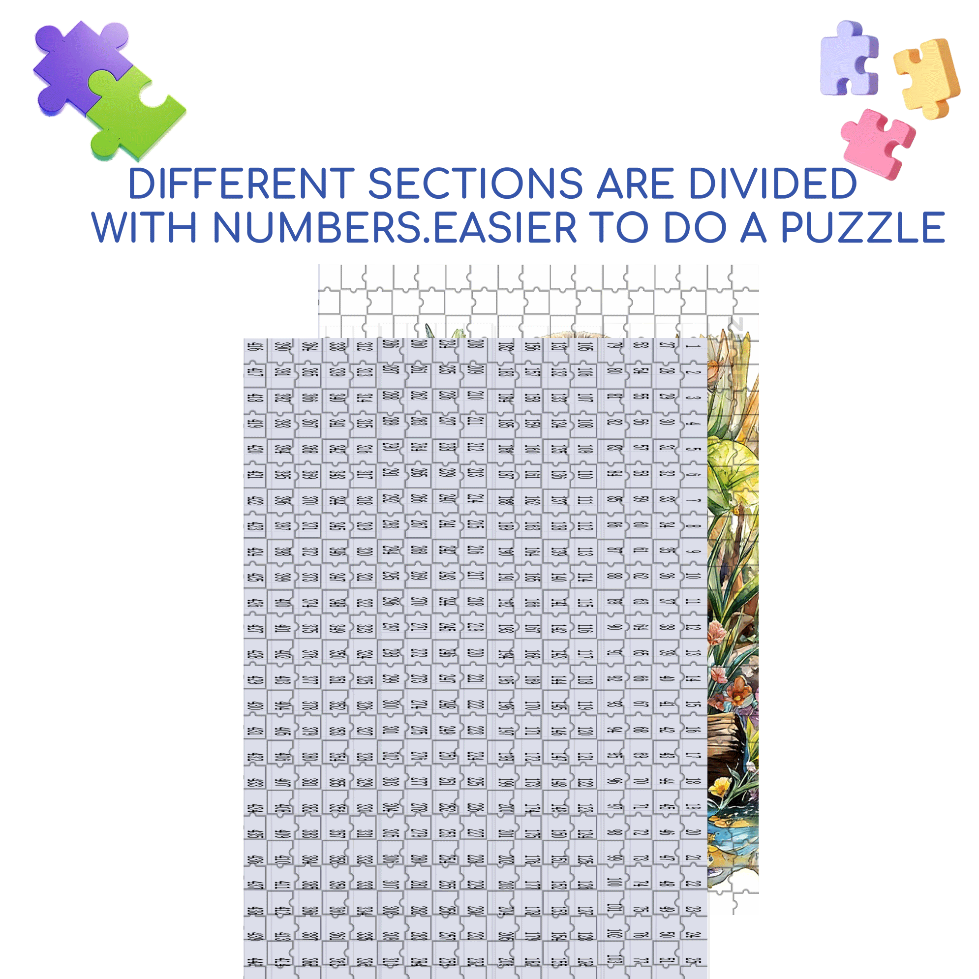 Otters 500pcs/1000pcs Jigsaw Puzzle, Scratch-Resistant, Interactive Family Game & Brain-Boosting DIY Decor, Perfect for Halloween, Christmas & New Year Gifts, Family Puzzle Game