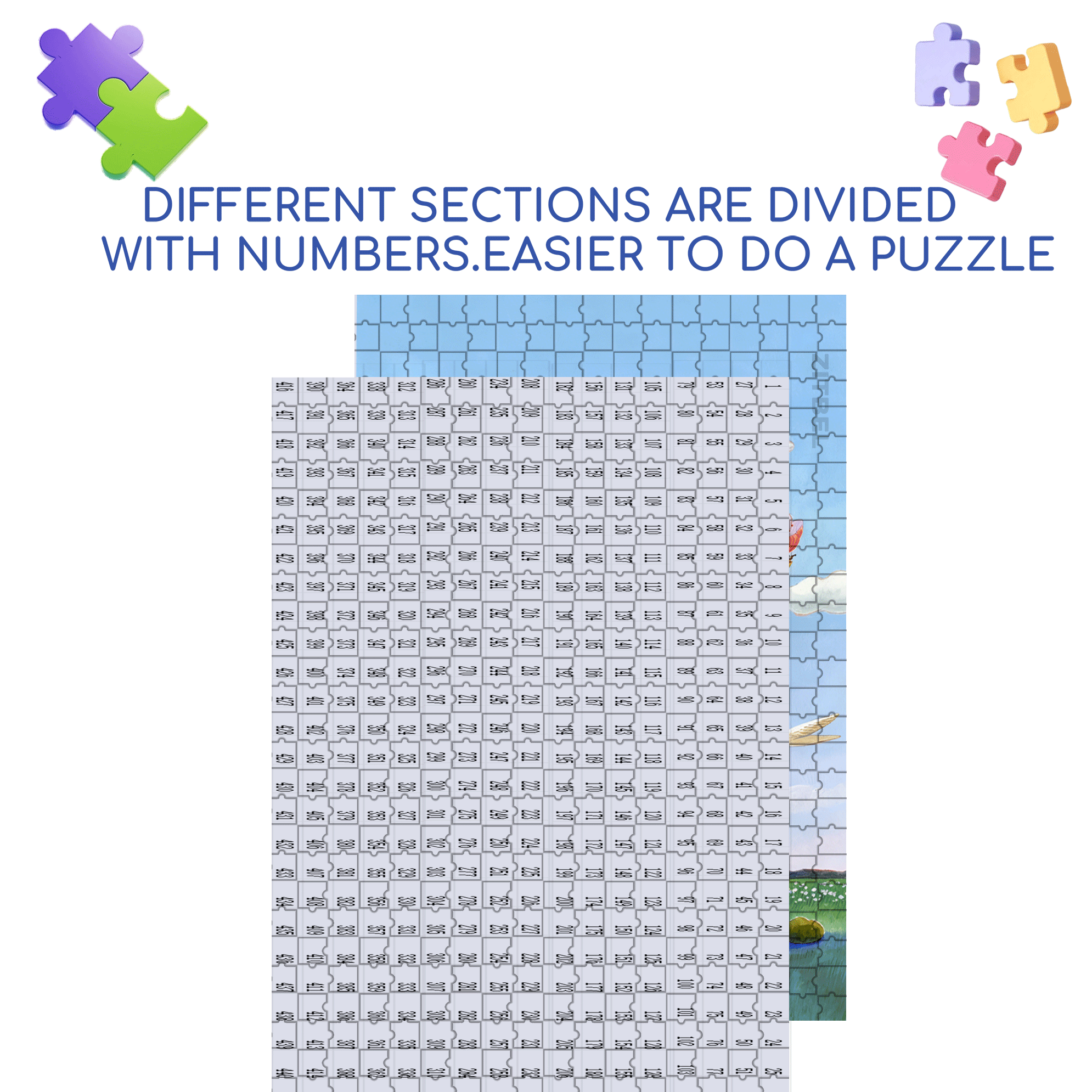 Searching For A Paradise 500pcs/1000pcs Jigsaw Puzzle, Scratch-Resistant, Interactive Family Game & Brain-Boosting DIY Decor, Perfect for Halloween, Christmas & New Year Gifts, Family Puzzle Game