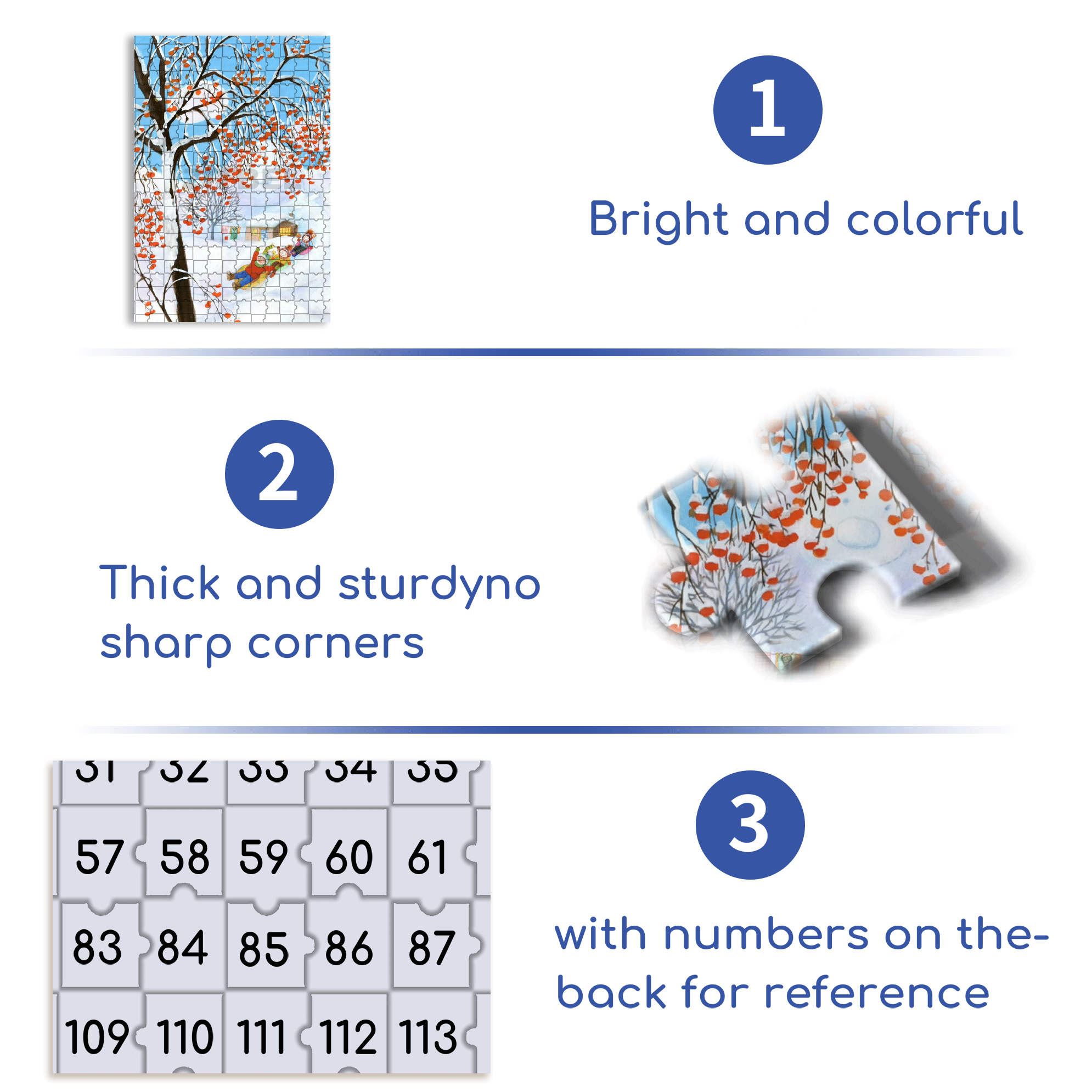 Happy Snow Child 500pcs/1000pcs Jigsaw Puzzle, Scratch-Resistant, Interactive Family Game & Brain-Boosting DIY Decor, Perfect for Halloween, Christmas & New Year Gifts, Family Puzzle Game