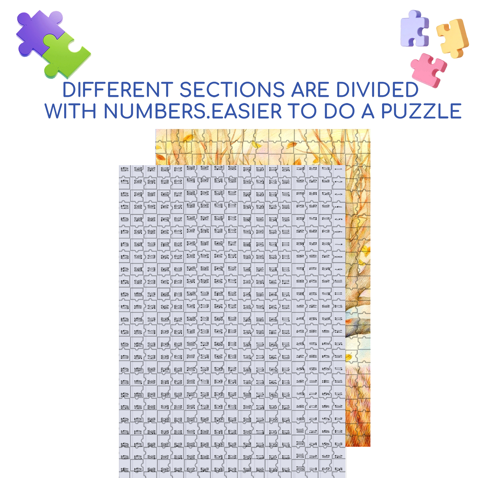 Successfully Entering Winter 500pcs/1000pcs Jigsaw Puzzle, Scratch-Resistant, Interactive Family Game & Brain-Boosting DIY Decor, Perfect for Halloween, Christmas & New Year Gifts, Family Puzzle Game