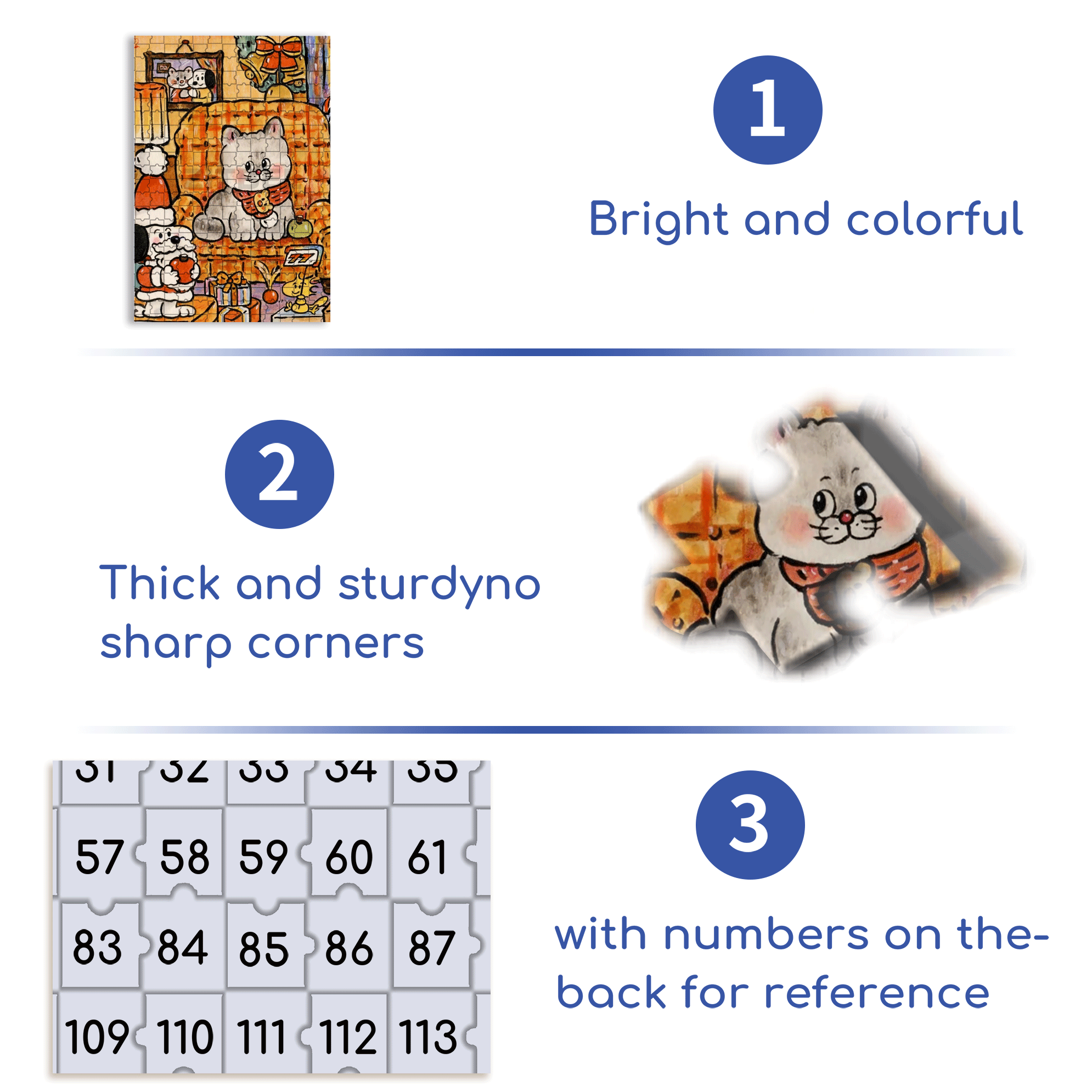 A Lively Christmas Month 500pcs/1000pcs Jigsaw Puzzle, Scratch-Resistant, Interactive Family Game & Brain-Boosting DIY Decor, Perfect for Halloween, Christmas & New Year Gifts, Family Puzzle Game