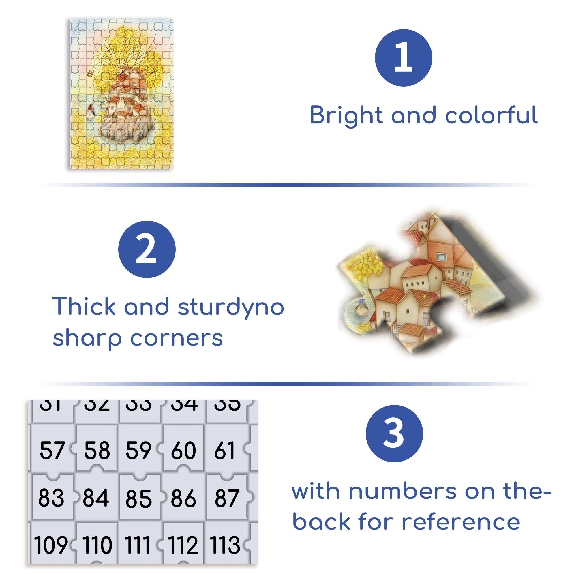 Autumn Rhapsody 500pcs/1000pcs Jigsaw Puzzle, Scratch-Resistant, Interactive Family Game & Brain-Boosting DIY Decor, Perfect for Halloween, Christmas & New Year Gifts, Family Puzzle Game