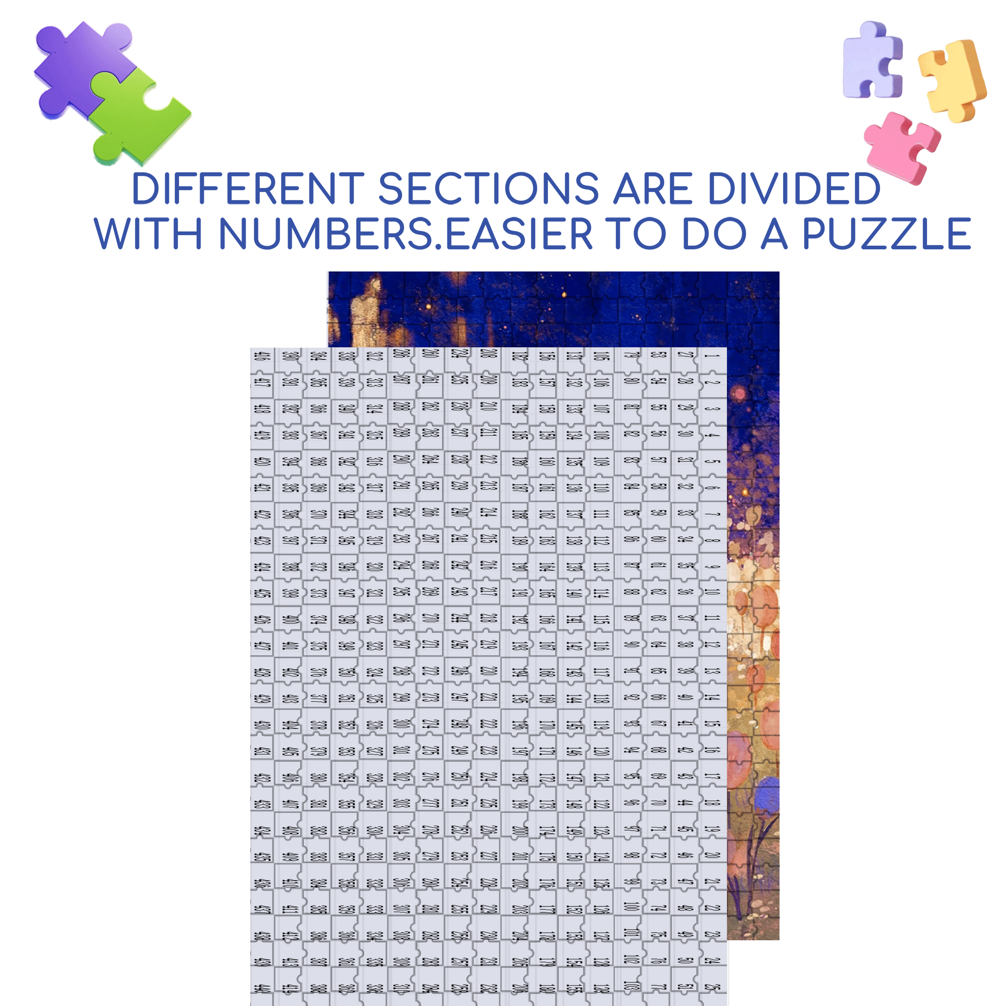 Beautiful Memories 500pcs/1000pcs Jigsaw Puzzle, Scratch-Resistant, Interactive Family Game & Brain-Boosting DIY Decor, Perfect for Halloween, Christmas & New Year Gifts, Family Puzzle Game