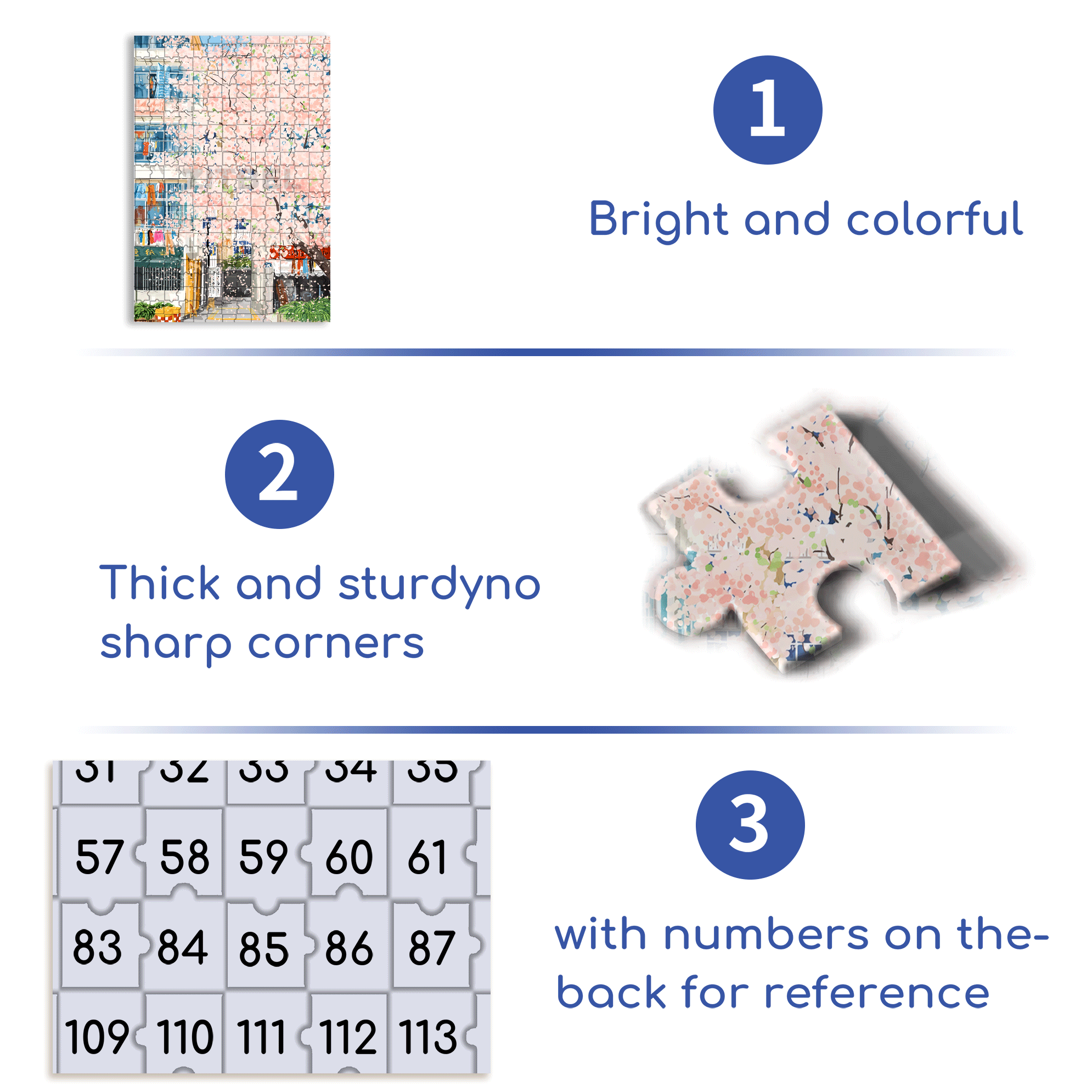 Beautiful Scenery Around Us 500pcs/1000pcs Jigsaw Puzzle, Scratch-Resistant, Interactive Family Game & Brain-Boosting DIY Decor, Perfect for Halloween, Christmas & New Year Gifts, Family Puzzle Game