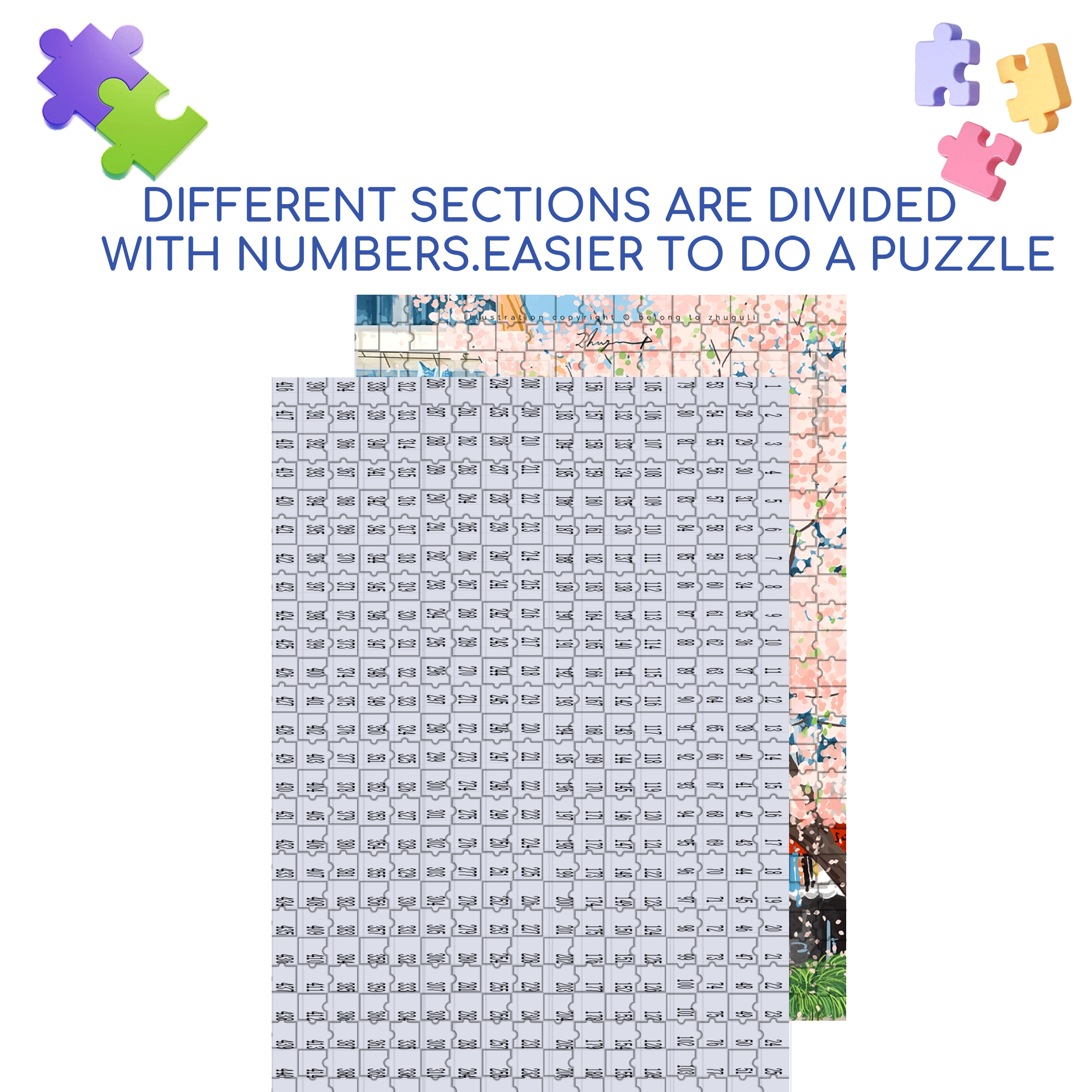 Beautiful Scenery Around Us 500pcs/1000pcs Jigsaw Puzzle, Scratch-Resistant, Interactive Family Game & Brain-Boosting DIY Decor, Perfect for Halloween, Christmas & New Year Gifts, Family Puzzle Game