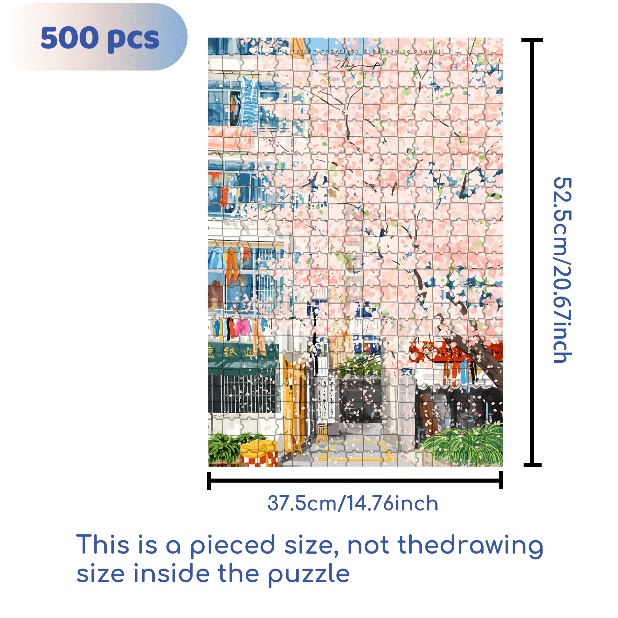 Beautiful Scenery Around Us 500pcs/1000pcs Jigsaw Puzzle, Scratch-Resistant, Interactive Family Game & Brain-Boosting DIY Decor, Perfect for Halloween, Christmas & New Year Gifts, Family Puzzle Game