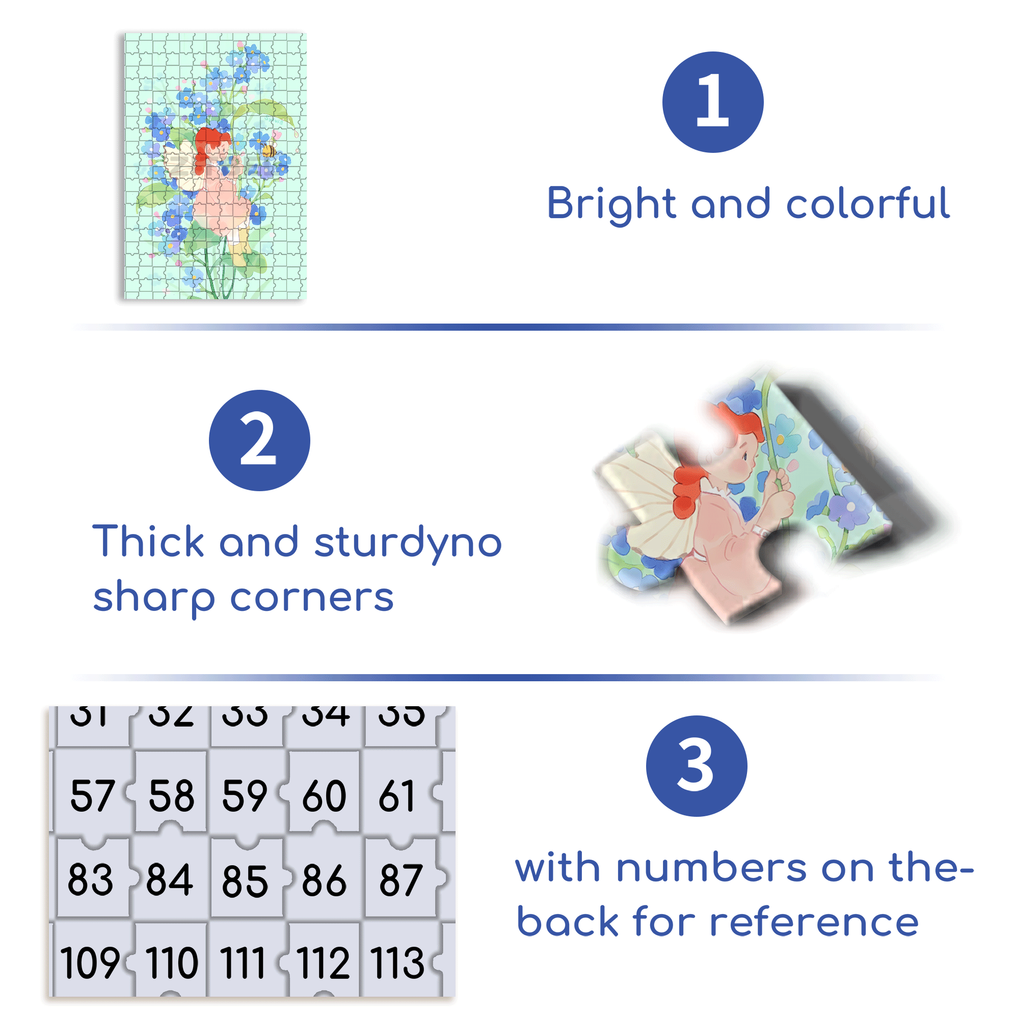 Blue Rainy Day 500pcs/1000pcs Jigsaw Puzzle, Scratch-Resistant, Interactive Family Game & Brain-Boosting DIY Decor, Perfect for Halloween, Christmas & New Year Gifts, Family Puzzle Game