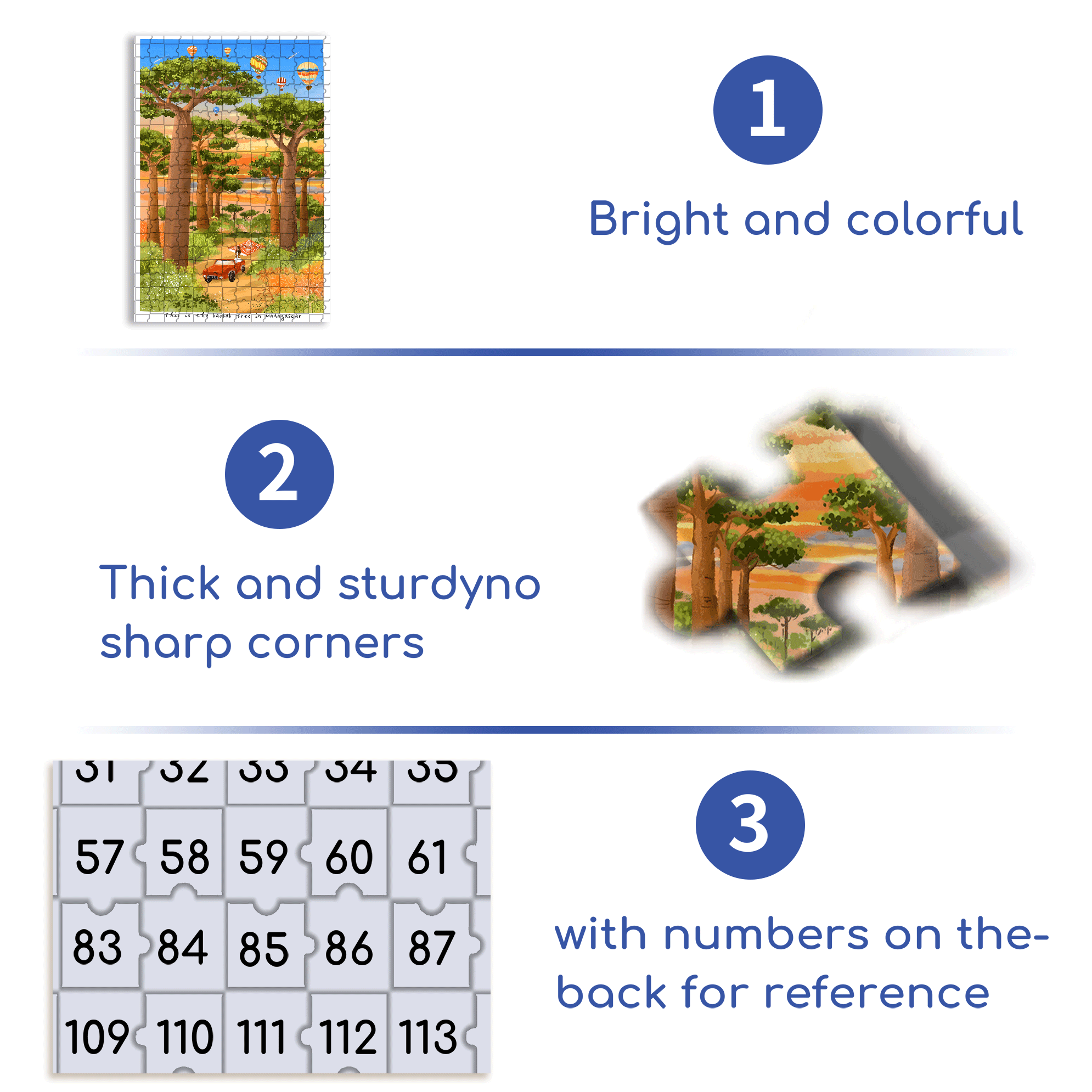 Breadfruit Tree 500pcs/1000pcs Jigsaw Puzzle, Scratch-Resistant, Interactive Family Game & Brain-Boosting DIY Decor, Perfect for Halloween, Christmas & New Year Gifts, Family Puzzle Game