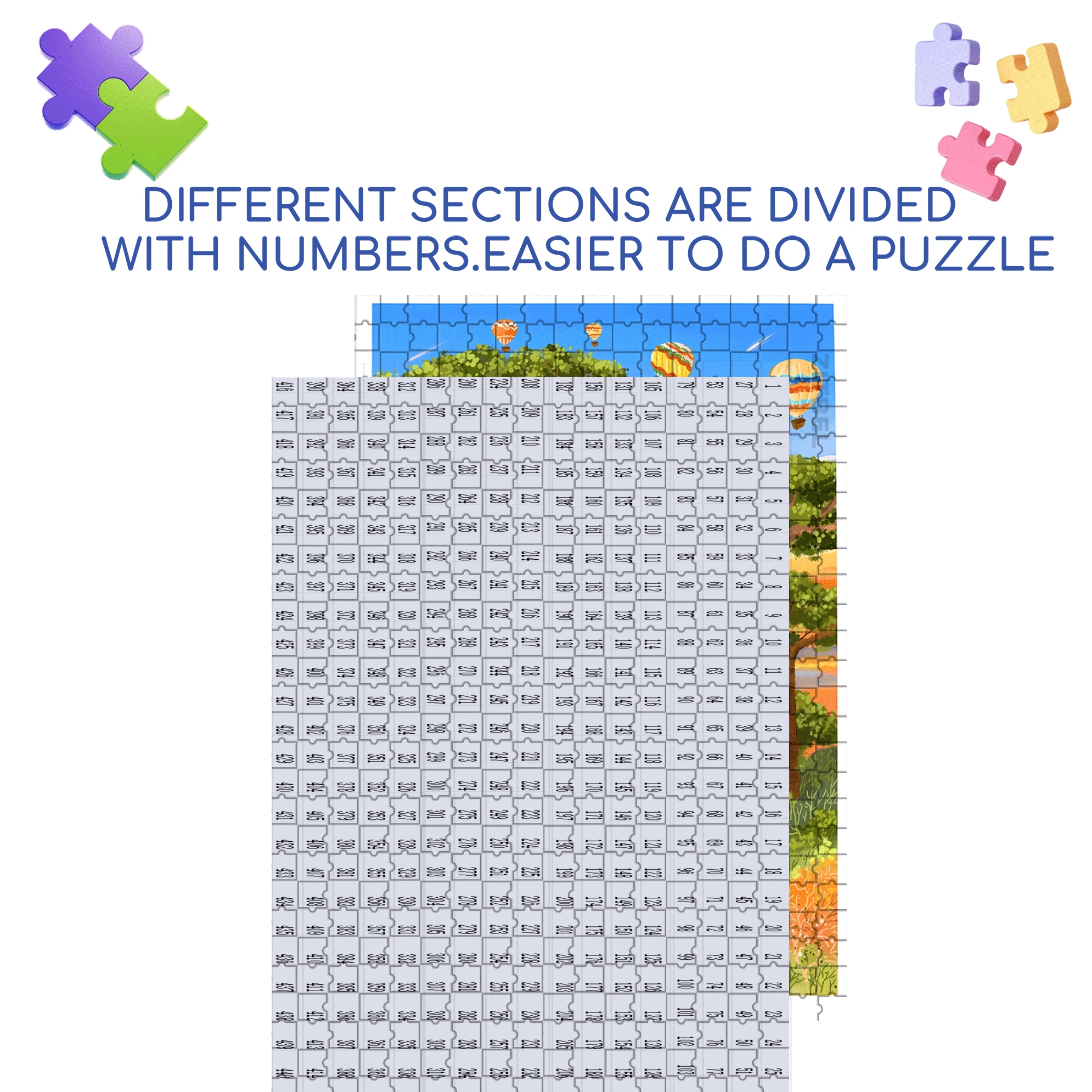 Breadfruit Tree 500pcs/1000pcs Jigsaw Puzzle, Scratch-Resistant, Interactive Family Game & Brain-Boosting DIY Decor, Perfect for Halloween, Christmas & New Year Gifts, Family Puzzle Game