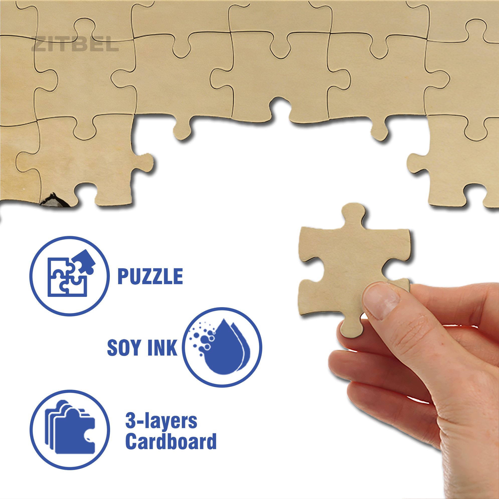 Can I Not Miss You 500pcs/1000pcs Jigsaw Puzzle, Scratch-Resistant, Interactive Family Game & Brain-Boosting DIY Decor, Perfect for Halloween, Christmas & New Year Gifts, Family Puzzle Game