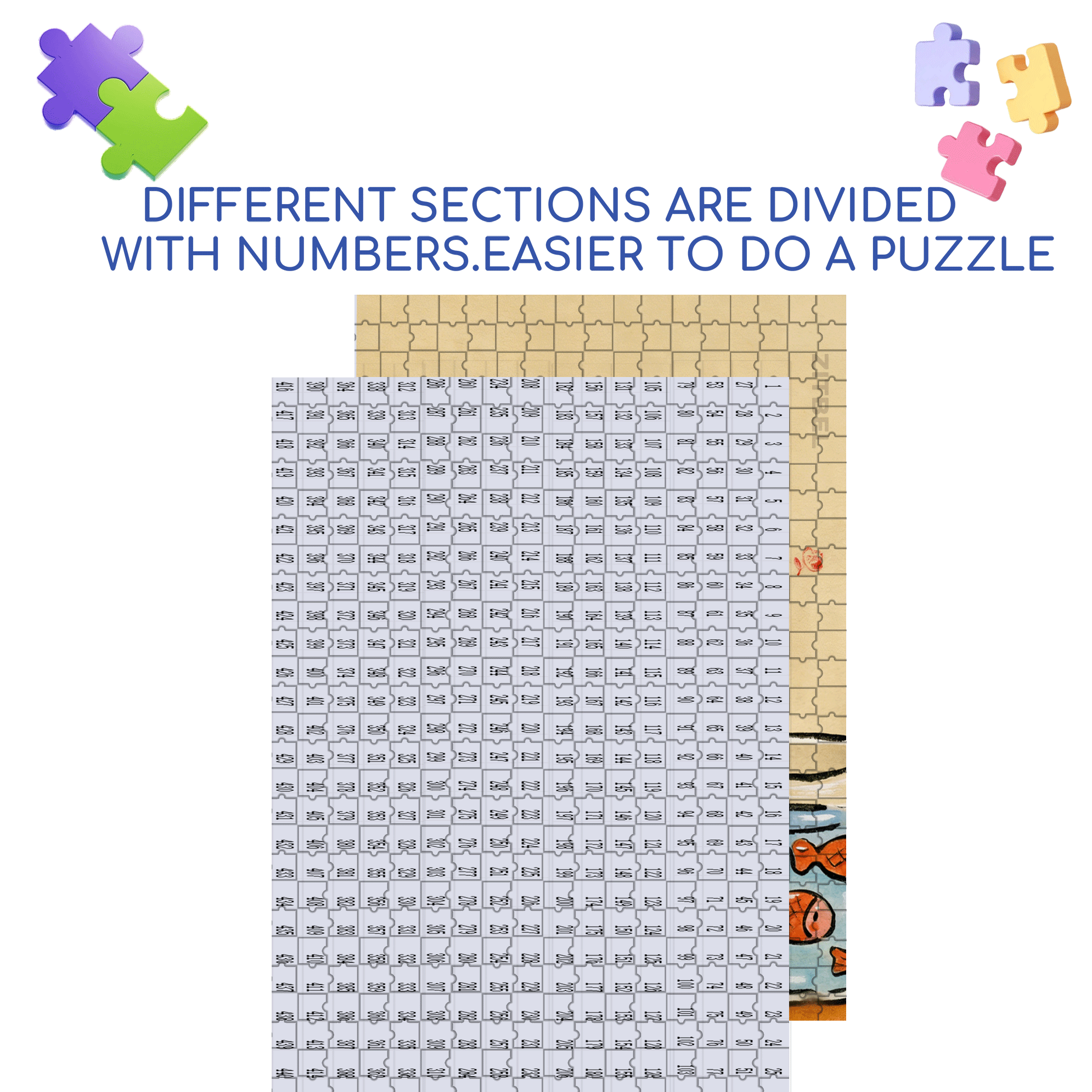 Can I Not Miss You 500pcs/1000pcs Jigsaw Puzzle, Scratch-Resistant, Interactive Family Game & Brain-Boosting DIY Decor, Perfect for Halloween, Christmas & New Year Gifts, Family Puzzle Game