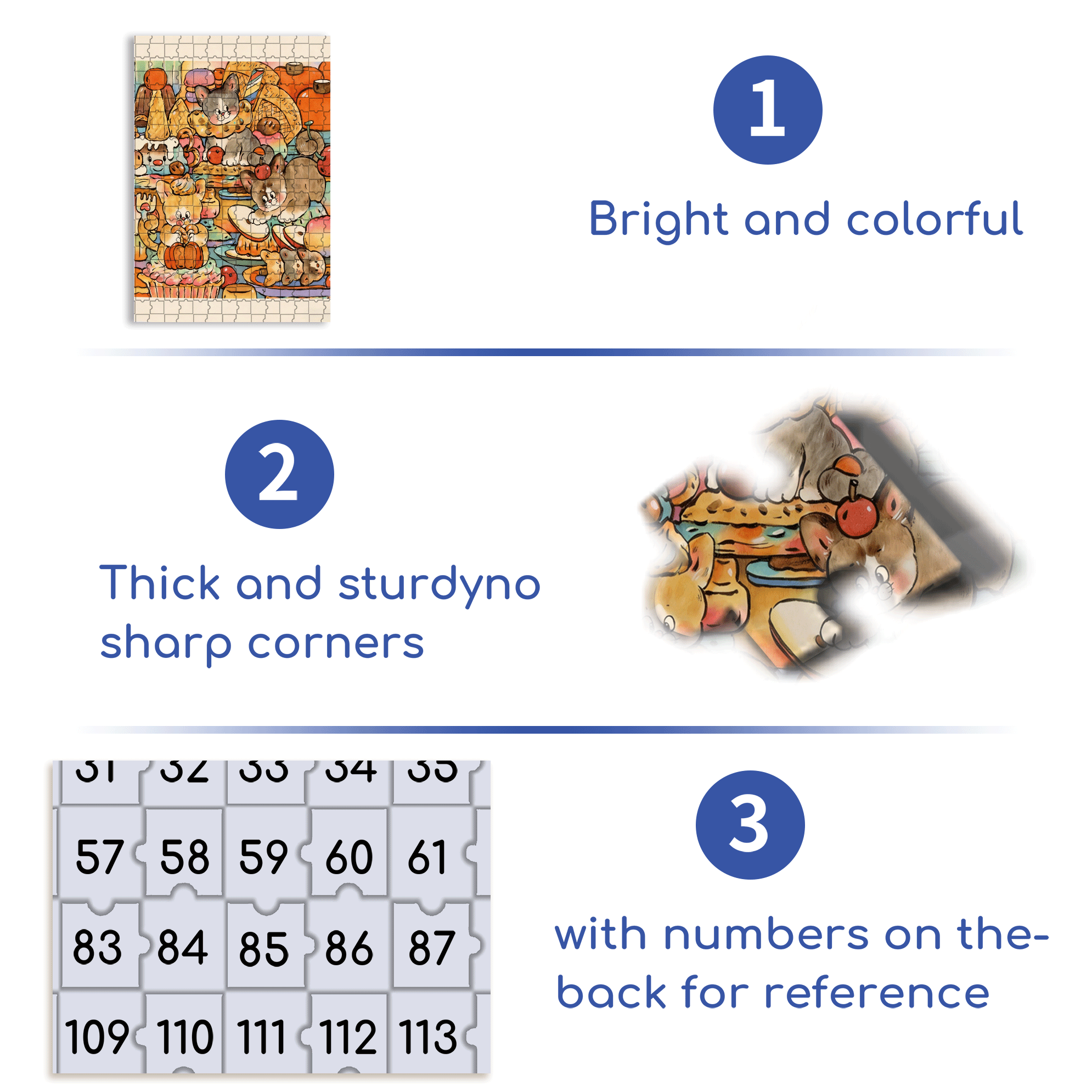 Celebrate The New Year With Excitement 500pcs/1000pcs Jigsaw Puzzle, Scratch-Resistant, Interactive Family Game & Brain-Boosting DIY Decor, Perfect for Halloween, Christmas & New Year Gifts, Family Puzzle Game