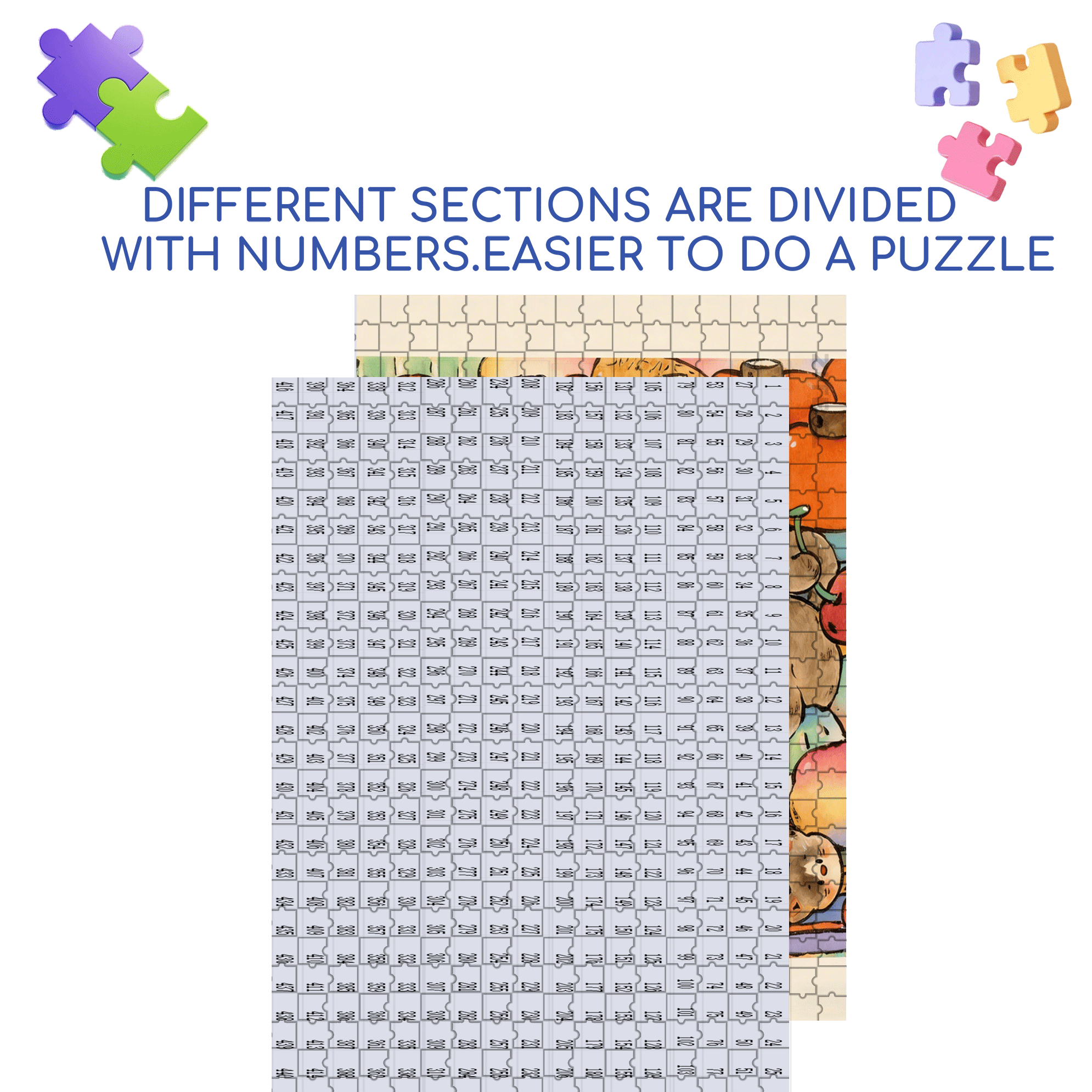 Celebrate The New Year With Excitement 500pcs/1000pcs Jigsaw Puzzle, Scratch-Resistant, Interactive Family Game & Brain-Boosting DIY Decor, Perfect for Halloween, Christmas & New Year Gifts, Family Puzzle Game
