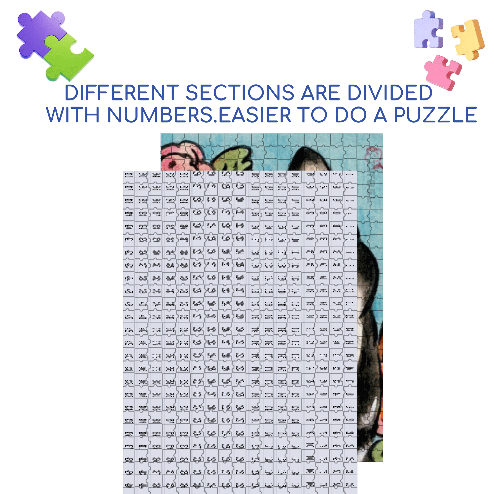 Charming Little Thing 500pcs/1000pcs Jigsaw Puzzle, Scratch-Resistant, Interactive Family Game & Brain-Boosting DIY Decor, Perfect for Halloween, Christmas & New Year Gifts, Family Puzzle Game