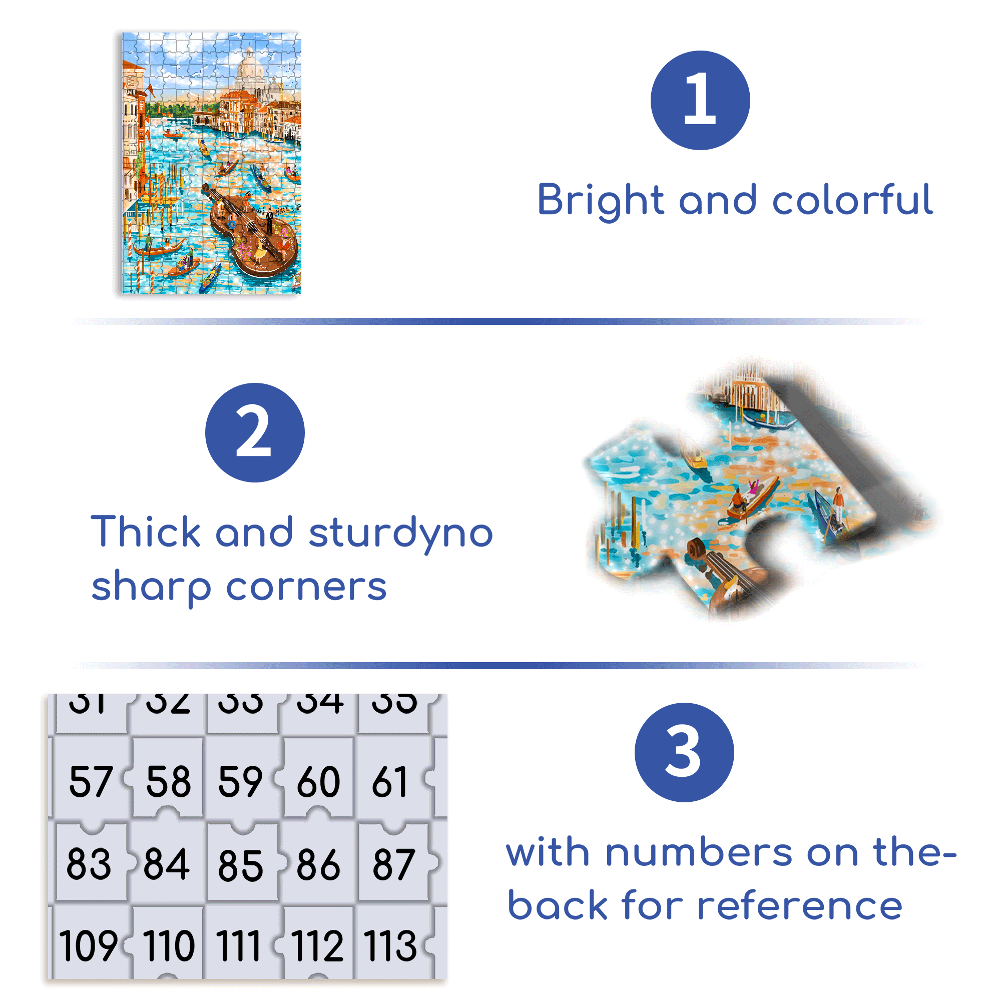 City of Music 500pcs/1000pcs Jigsaw Puzzle, Scratch-Resistant, Interactive Family Game & Brain-Boosting DIY Decor, Perfect for Halloween, Christmas & New Year Gifts, Family Puzzle Game