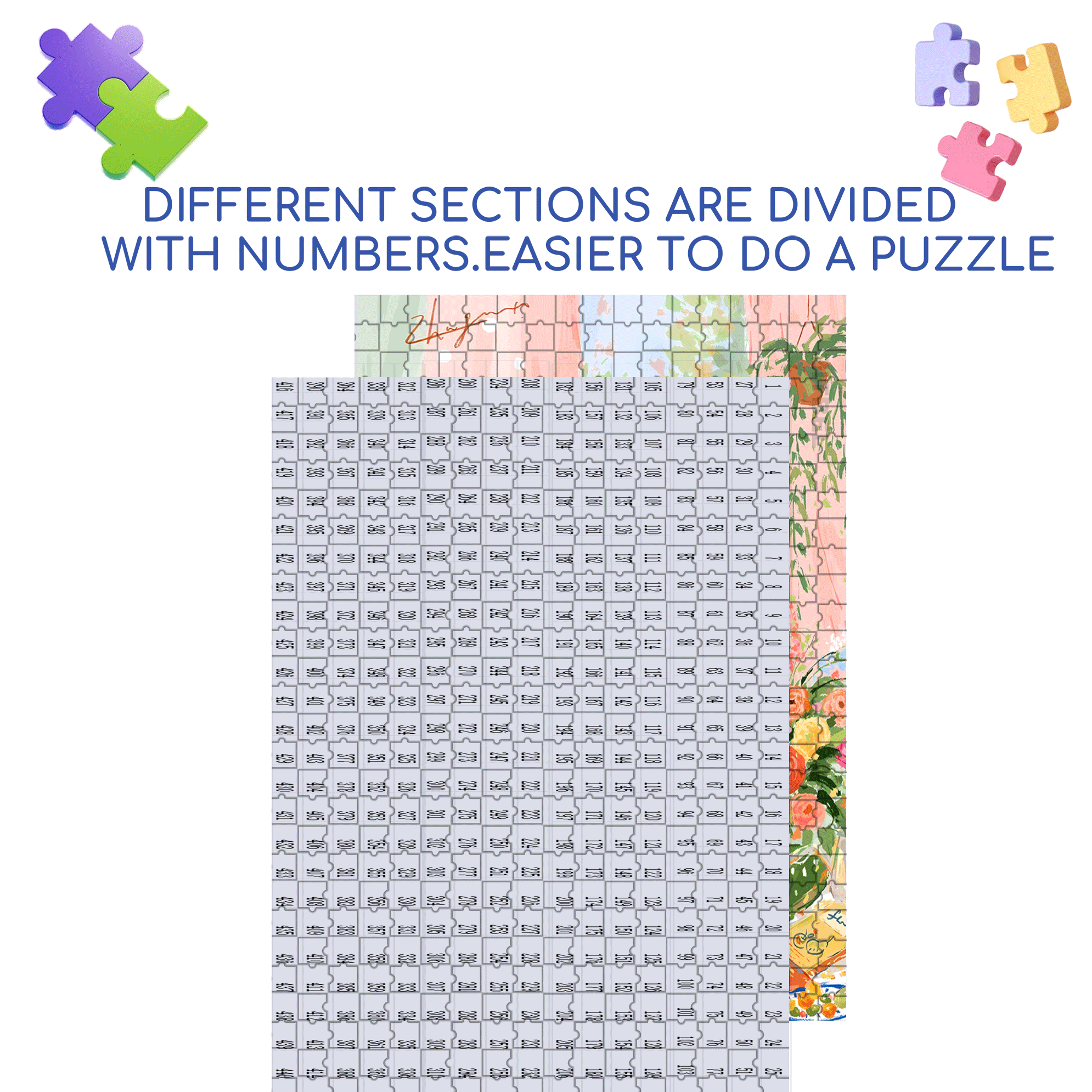 Close To The Gentle Spring Sunshine 500pcs/1000pcs Jigsaw Puzzle, Scratch-Resistant, Interactive Family Game & Brain-Boosting DIY Decor, Perfect for Halloween, Christmas & New Year Gifts, Family Puzzle Game