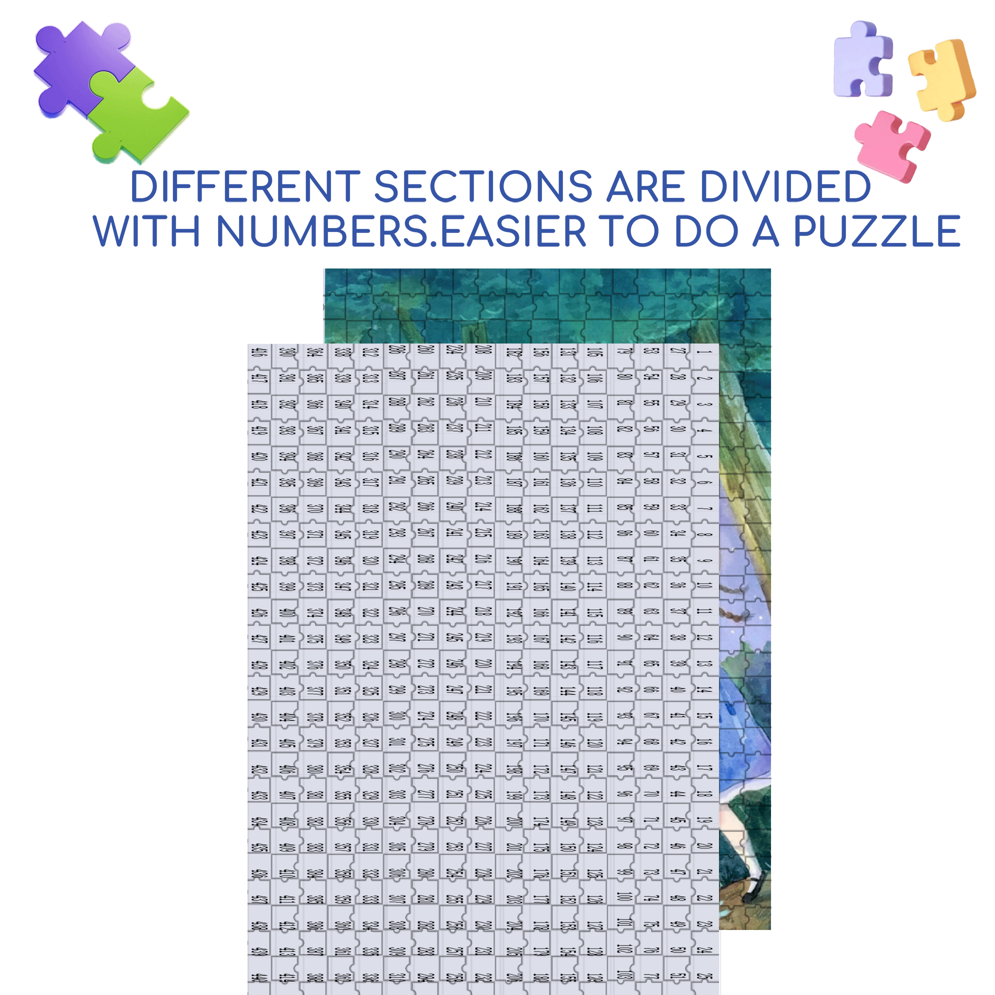Collect Stars 500pcs/1000pcs Jigsaw Puzzle, Scratch-Resistant, Interactive Family Game & Brain-Boosting DIY Decor, Perfect for Halloween, Christmas & New Year Gifts, Family Puzzle Game