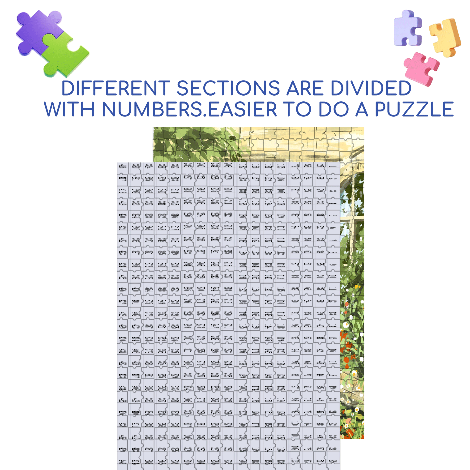 Dancing With The Sunshine 500pcs/1000pcs Jigsaw Puzzle, Scratch-Resistant, Interactive Family Game & Brain-Boosting DIY Decor, Perfect for Halloween, Christmas & New Year Gifts, Family Puzzle Game