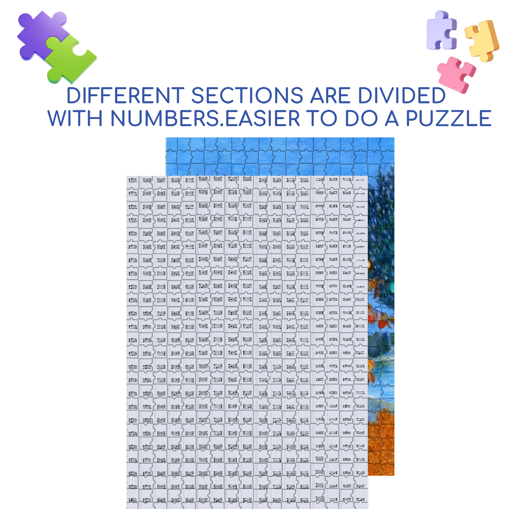 During Festive Occasions 500pcs/1000pcs Jigsaw Puzzle, Scratch-Resistant, Interactive Family Game & Brain-Boosting DIY Decor, Perfect for Halloween, Christmas & New Year Gifts, Family Puzzle Game