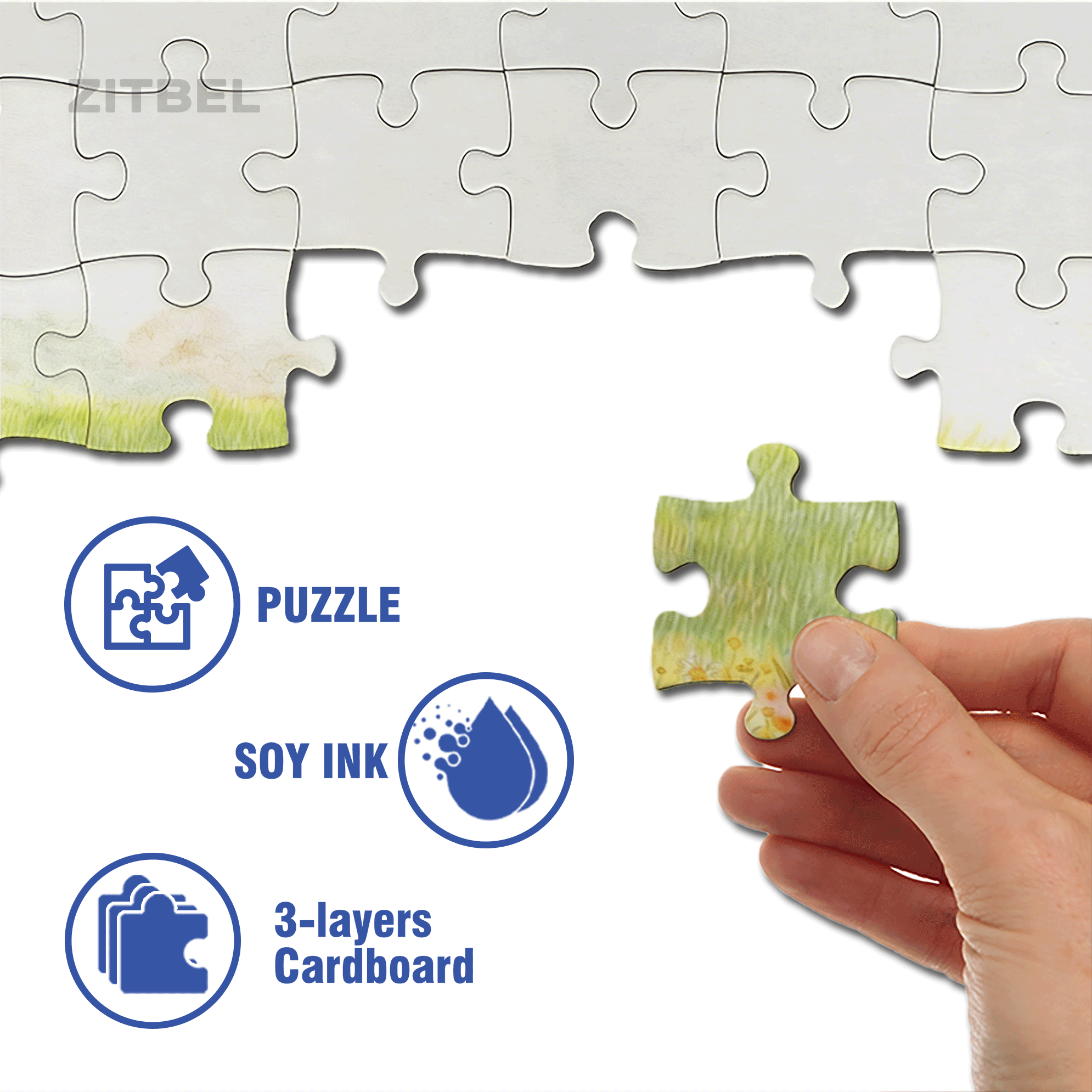 Enjoy A Little Time 500pcs/1000pcs Jigsaw Puzzle, Scratch-Resistant, Interactive Family Game & Brain-Boosting DIY Decor, Perfect for Halloween, Christmas & New Year Gifts, Family Puzzle Game