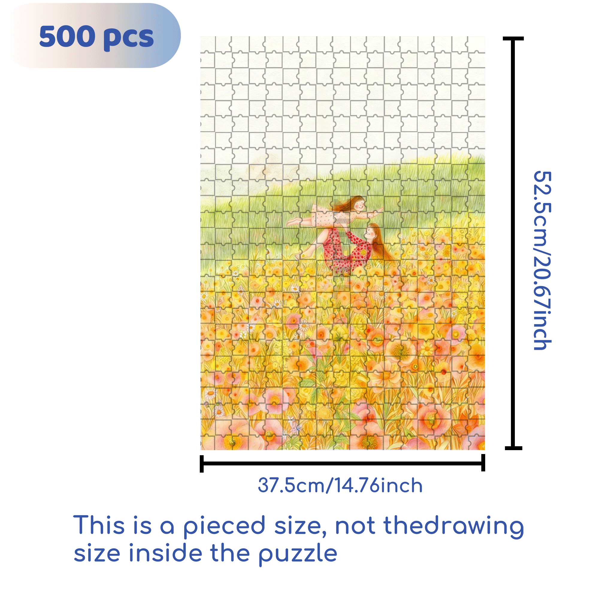 Enjoy A Little Time 500pcs/1000pcs Jigsaw Puzzle, Scratch-Resistant, Interactive Family Game & Brain-Boosting DIY Decor, Perfect for Halloween, Christmas & New Year Gifts, Family Puzzle Game