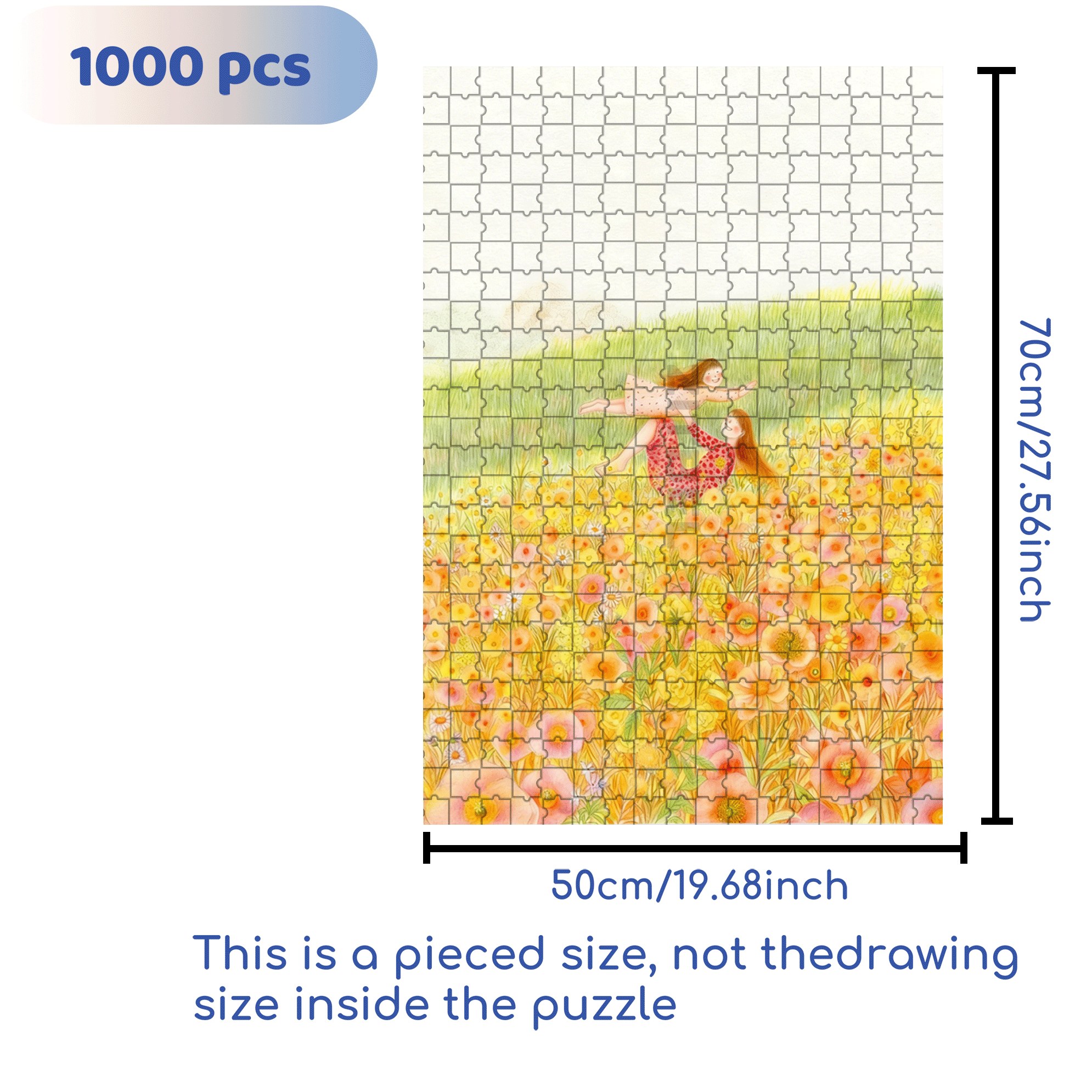 Enjoy A Little Time 500pcs/1000pcs Jigsaw Puzzle, Scratch-Resistant, Interactive Family Game & Brain-Boosting DIY Decor, Perfect for Halloween, Christmas & New Year Gifts, Family Puzzle Game