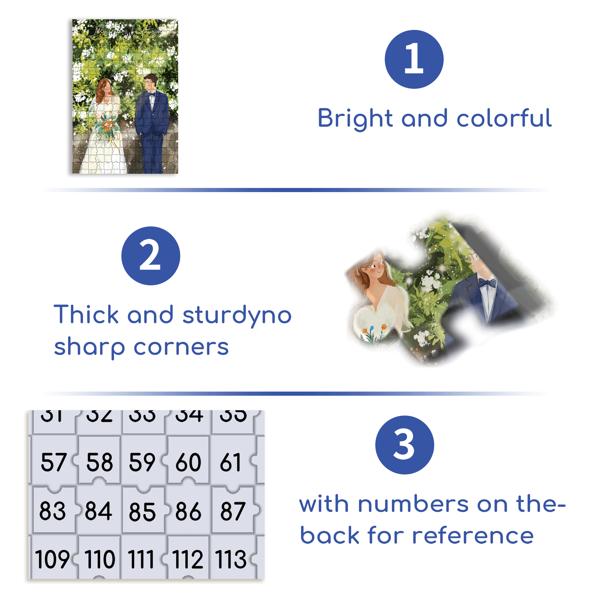 Exchanging Affectionate Glances 500pcs/1000pcs Jigsaw Puzzle, Scratch-Resistant, Interactive Family Game & Brain-Boosting DIY Decor, Perfect for Halloween, Christmas & New Year Gifts, Family Puzzle Game