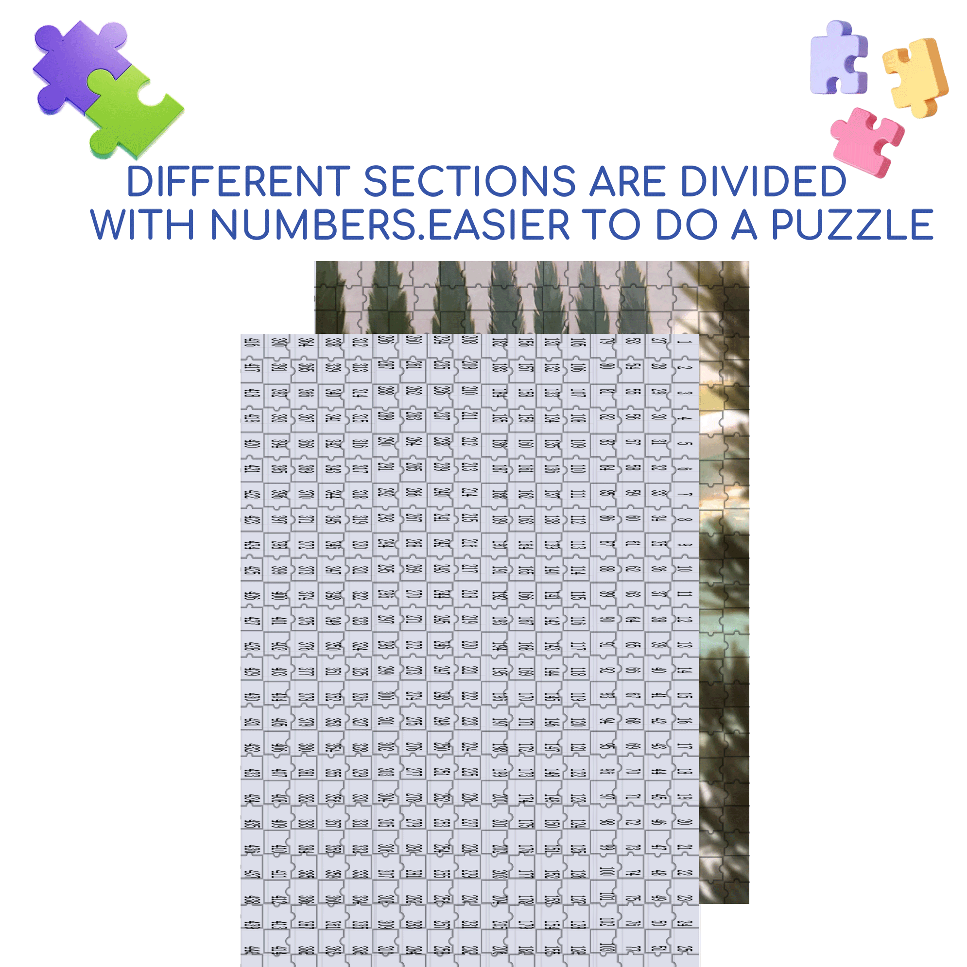 The Light In The Swimming Pool 500pcs/1000pcs Jigsaw Puzzle, Scratch-Resistant, Interactive Family Game & Brain-Boosting DIY Decor, Perfect for Halloween, Christmas & New Year Gifts, Family Puzzle Game