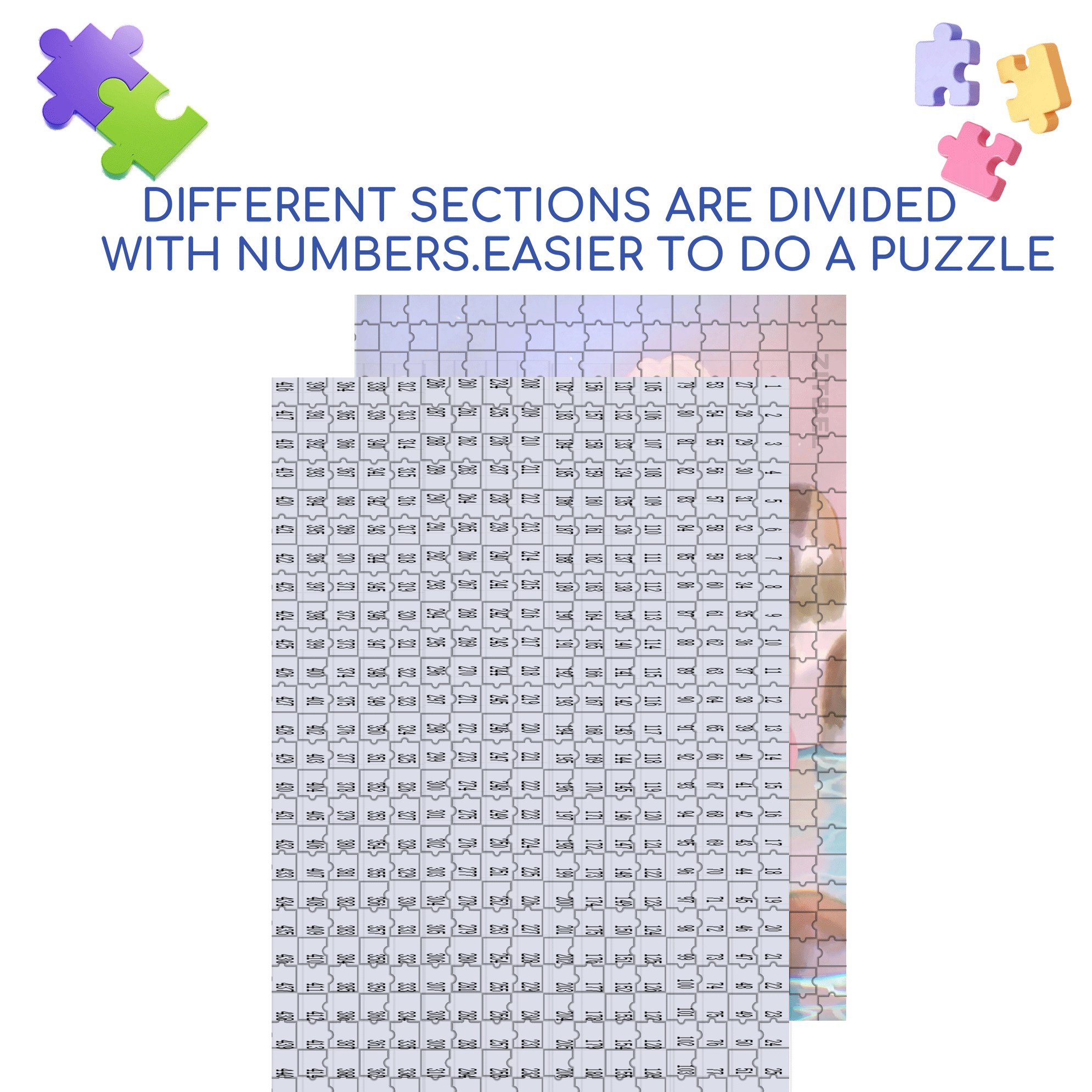 The Little Mermaid & Cat 500pcs/1000pcs Jigsaw Puzzle, Scratch-Resistant, Interactive Family Game & Brain-Boosting DIY Decor, Perfect for Halloween, Christmas & New Year Gifts, Family Puzzle Game