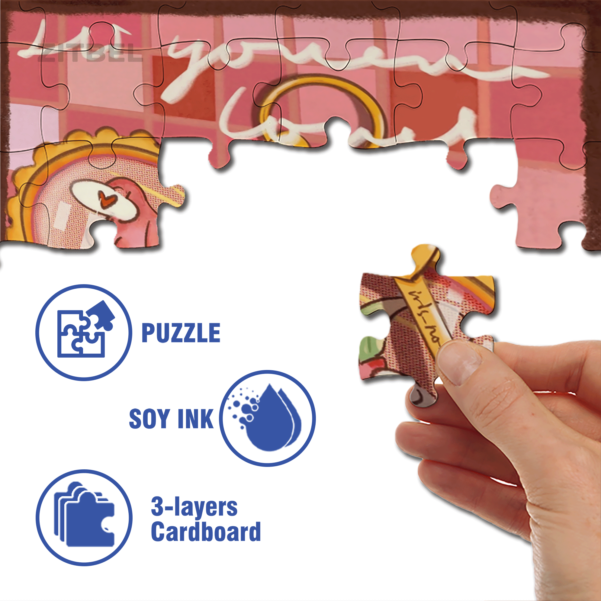 The Most Beautiful Encounter 500pcs/1000pcs Jigsaw Puzzle, Scratch-Resistant, Interactive Family Game & Brain-Boosting DIY Decor, Perfect for Halloween, Christmas & New Year Gifts, Family Puzzle Game