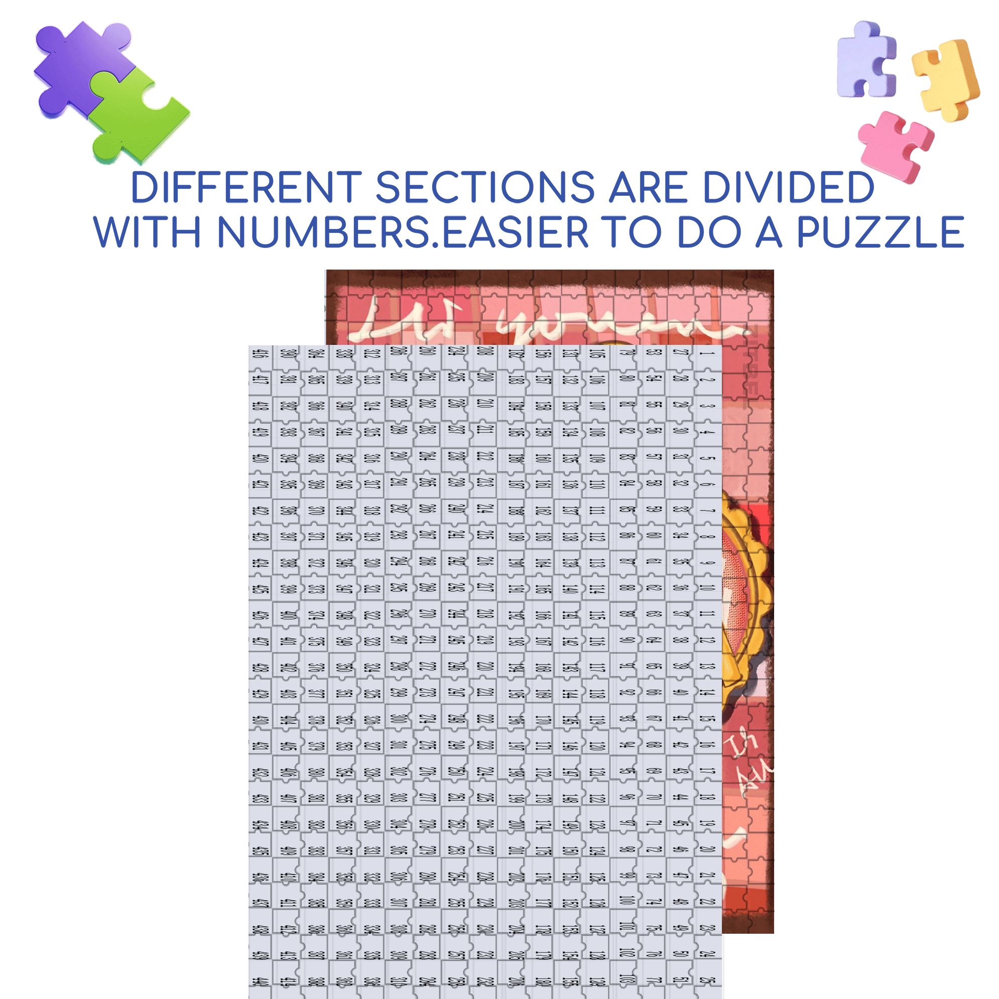 The Most Beautiful Encounter 500pcs/1000pcs Jigsaw Puzzle, Scratch-Resistant, Interactive Family Game & Brain-Boosting DIY Decor, Perfect for Halloween, Christmas & New Year Gifts, Family Puzzle Game