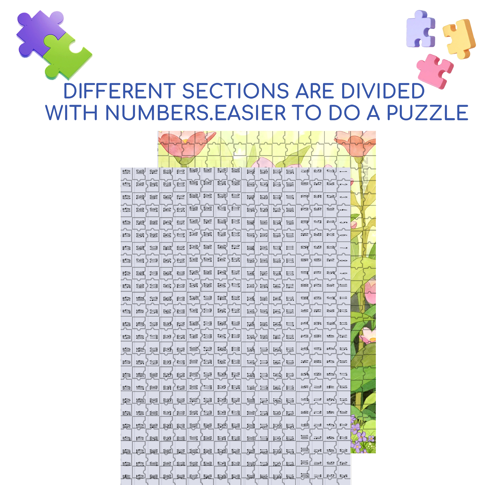 The Wondrous Microscopic World 500pcs/1000pcs Jigsaw Puzzle, Scratch-Resistant, Interactive Family Game & Brain-Boosting DIY Decor, Perfect for Halloween, Christmas & New Year Gifts, Family Puzzle Game