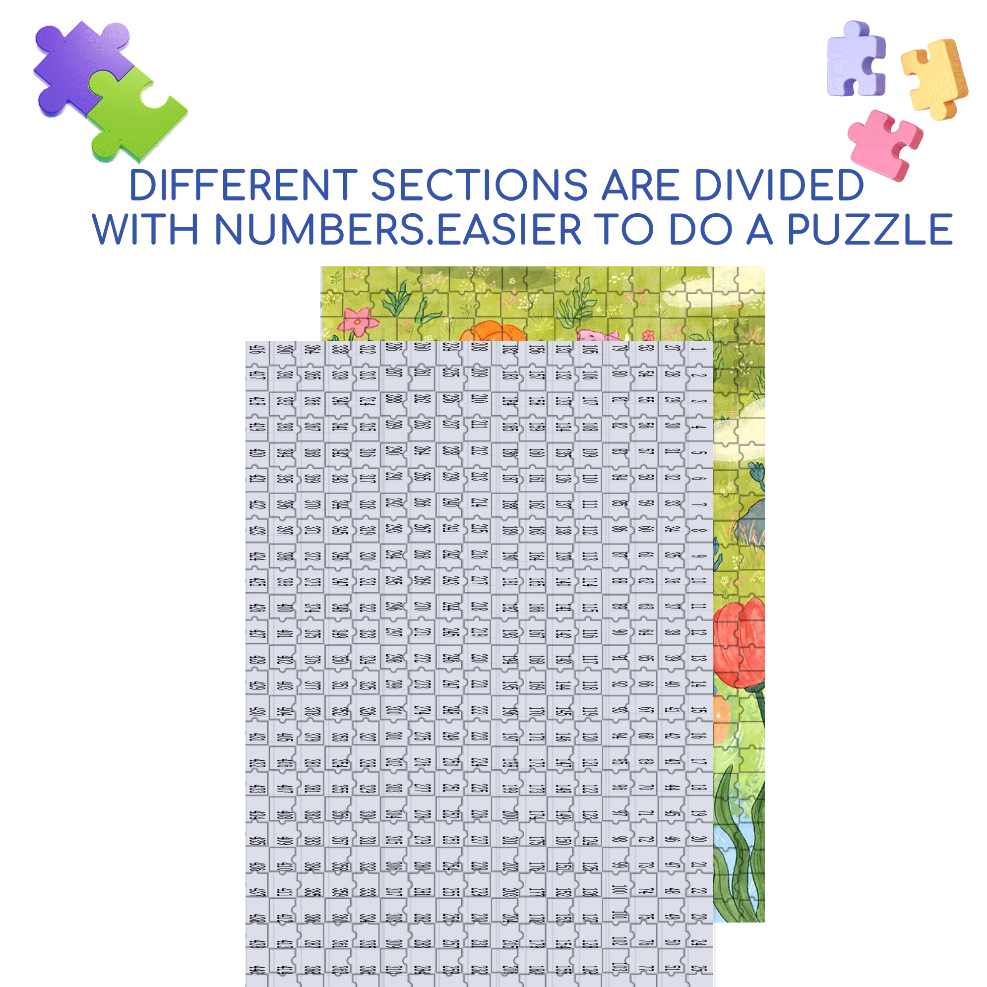 The World Of Reflections 500pcs/1000pcs Jigsaw Puzzle, Scratch-Resistant, Interactive Family Game & Brain-Boosting DIY Decor, Perfect for Halloween, Christmas & New Year Gifts, Family Puzzle Game