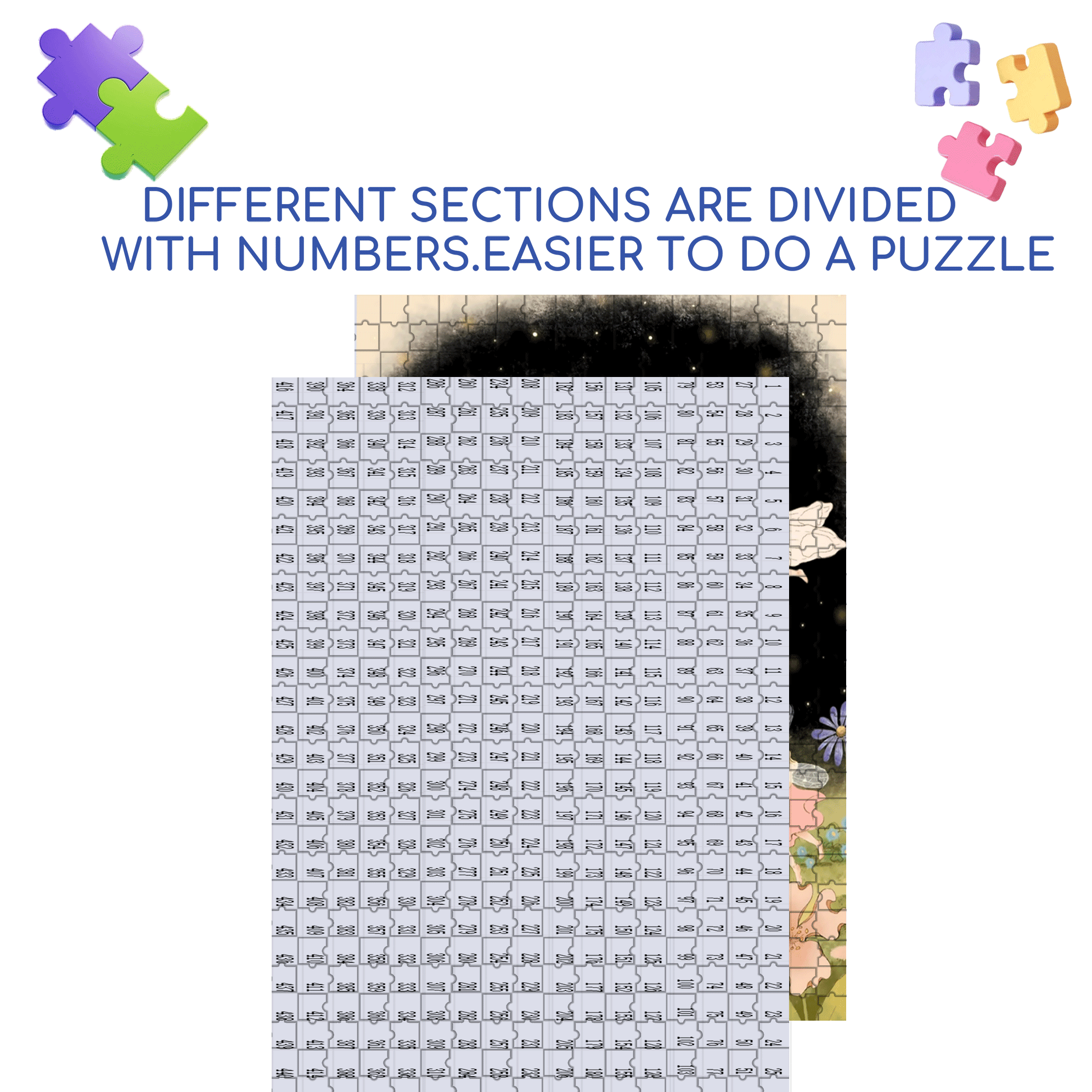 To Crown You 500pcs/1000pcs Jigsaw Puzzle, Scratch-Resistant, Interactive Family Game & Brain-Boosting DIY Decor, Perfect for Halloween, Christmas & New Year Gifts, Family Puzzle Game