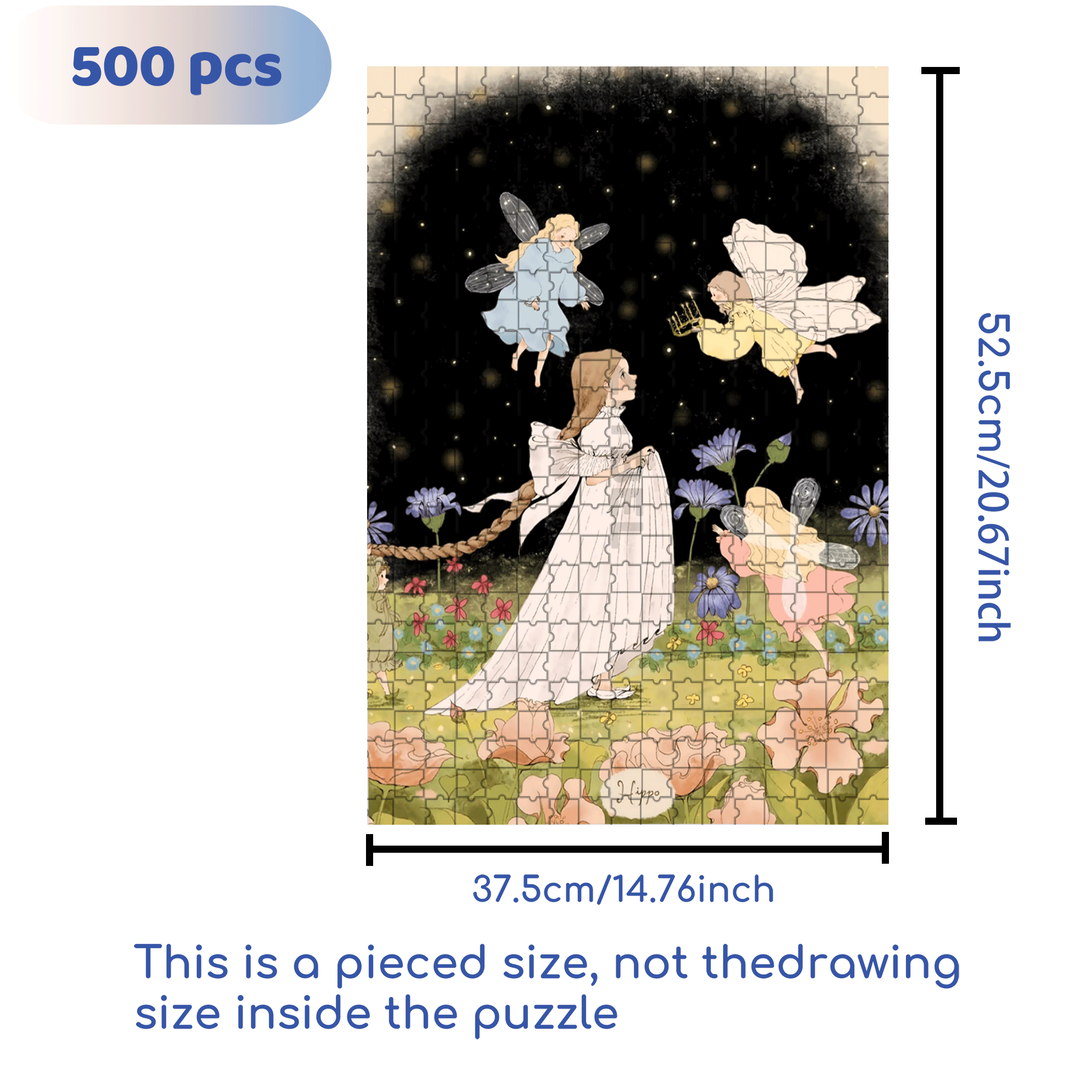 To Crown You 500pcs/1000pcs Jigsaw Puzzle, Scratch-Resistant, Interactive Family Game & Brain-Boosting DIY Decor, Perfect for Halloween, Christmas & New Year Gifts, Family Puzzle Game