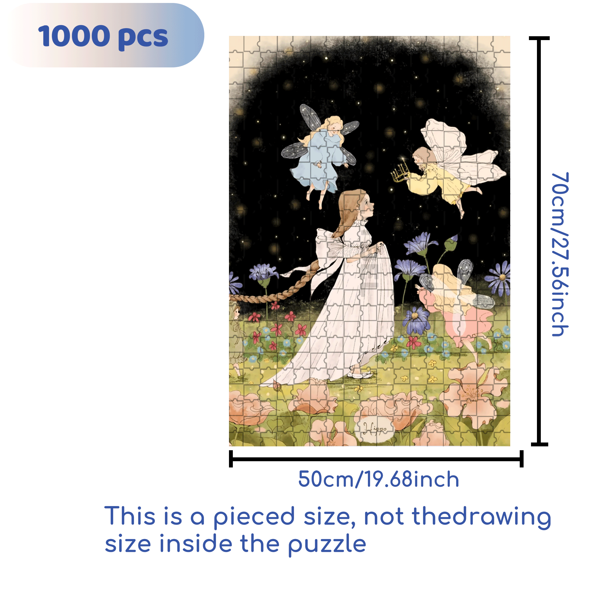 To Crown You 500pcs/1000pcs Jigsaw Puzzle, Scratch-Resistant, Interactive Family Game & Brain-Boosting DIY Decor, Perfect for Halloween, Christmas & New Year Gifts, Family Puzzle Game