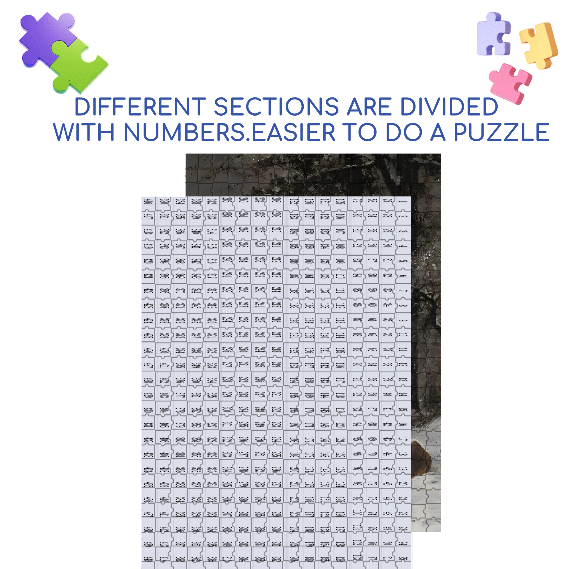 Warm Rest During Hunting 500pcs/1000pcs Jigsaw Puzzle, Scratch-Resistant, Interactive Family Game & Brain-Boosting DIY Decor, Perfect for Halloween, Christmas & New Year Gifts, Family Puzzle Game