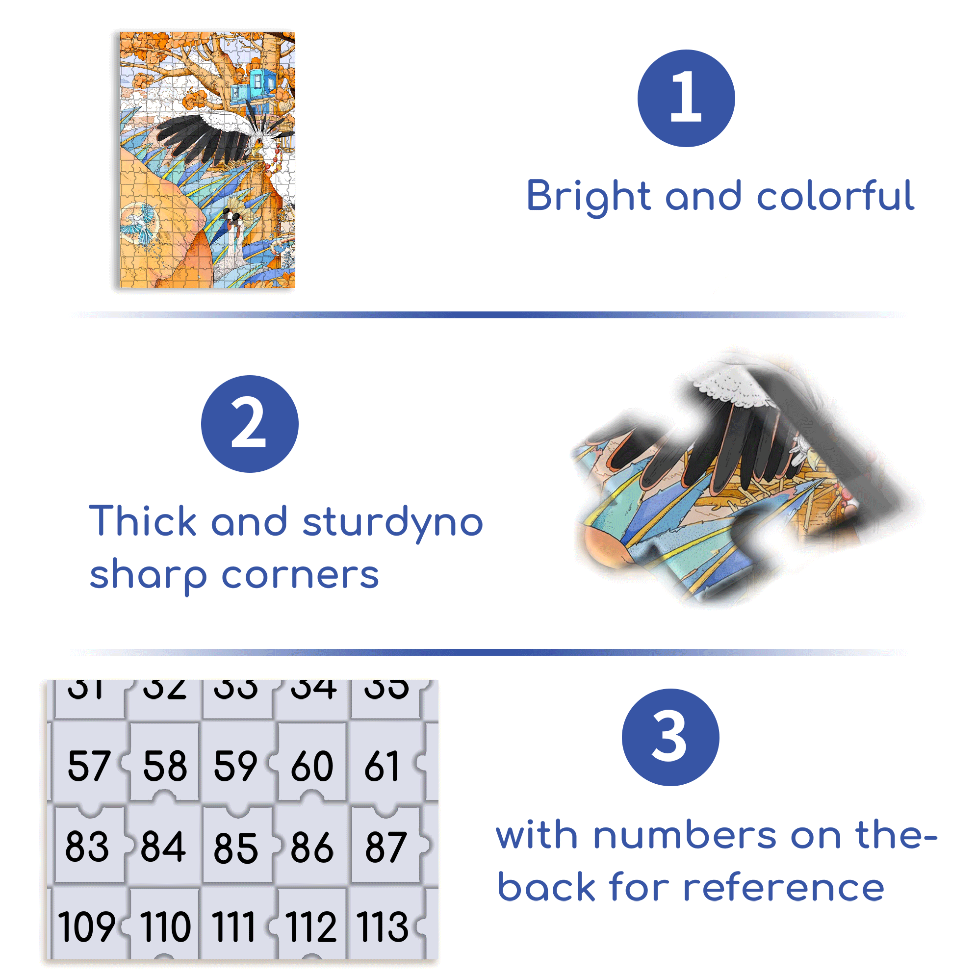 Wild Nature 500pcs/1000pcs Jigsaw Puzzle, Scratch-Resistant, Interactive Family Game & Brain-Boosting DIY Decor, Perfect for Halloween, Christmas & New Year Gifts, Family Puzzle Game
